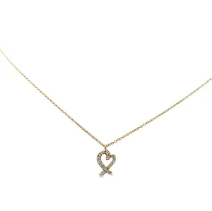 Tiffany & Co. Diamond Heart Pendant On Chain by Paloma Picasso