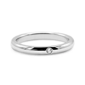 Tiffany & Co. Elsa Peretti Platinum Diamond Band Ring