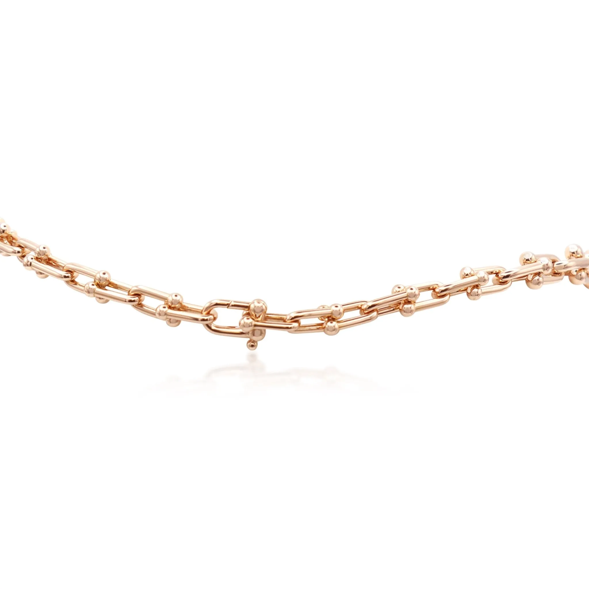 Tiffany & Co Graduated Hardware Link 18" Necklace