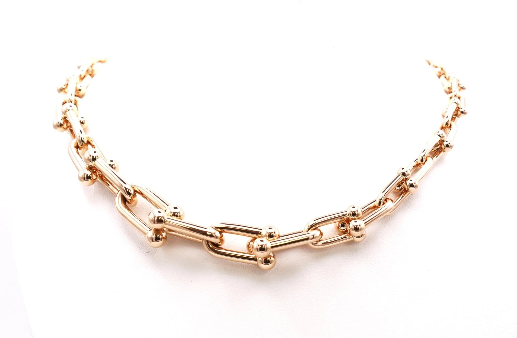 Tiffany & Co Graduated Hardware Link 18" Necklace