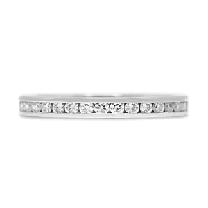 Tiffany & Co. Platinum 2mm Diamond Full Eternity Ring