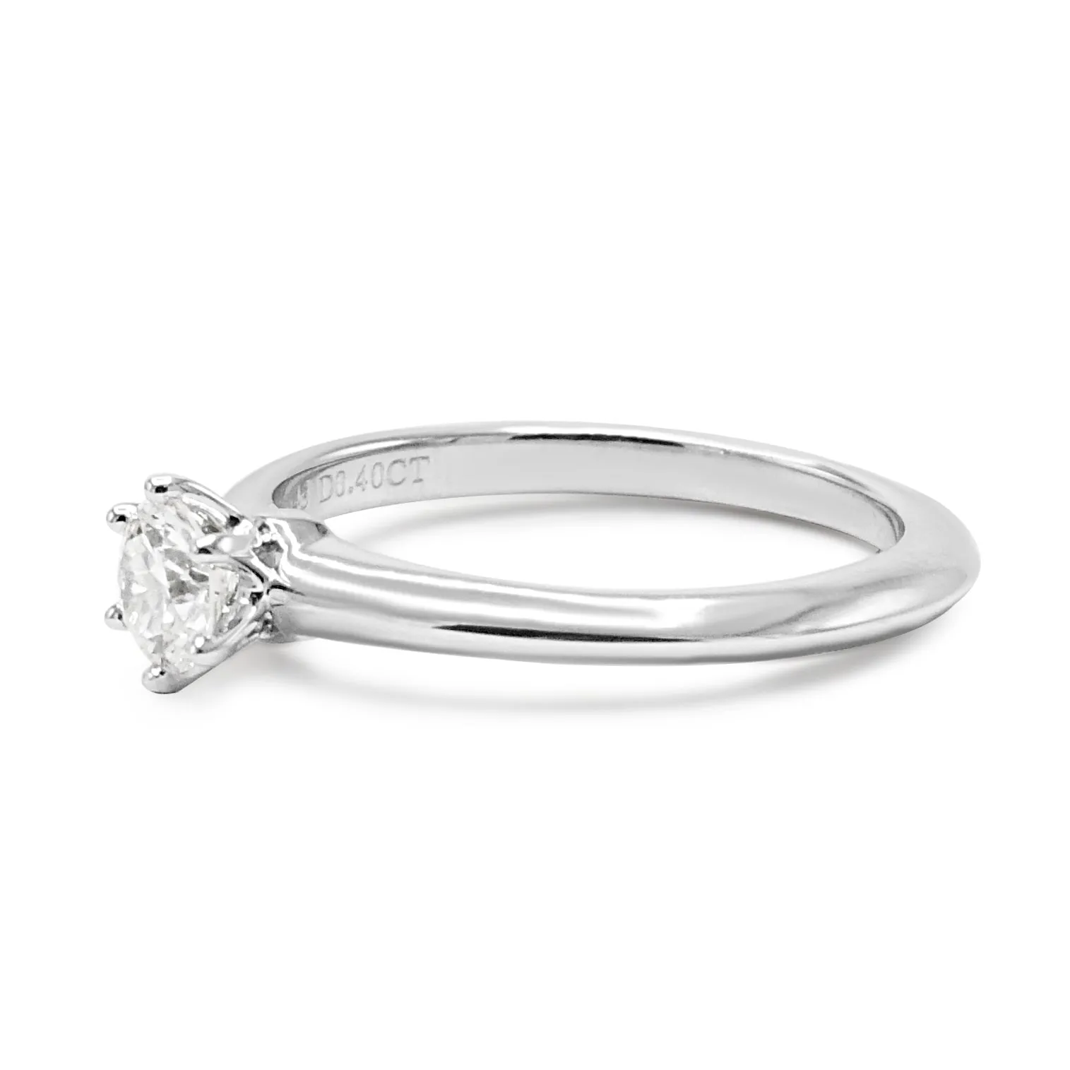 Tiffany & Co. Solitaire 0.40ct Diamond Ring