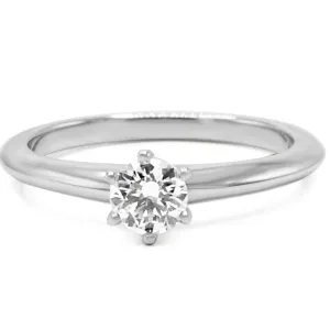 Tiffany & Co. Solitaire 0.40ct Diamond Ring