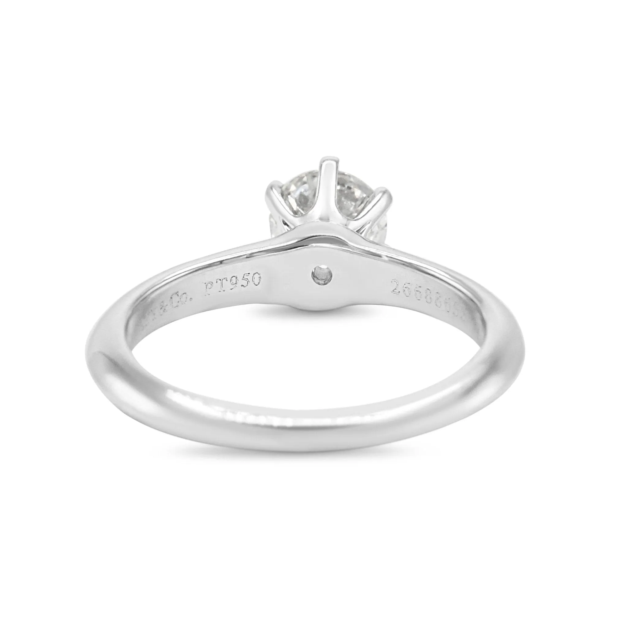 Tiffany & Co. Solitaire Diamond Ring - Platinum