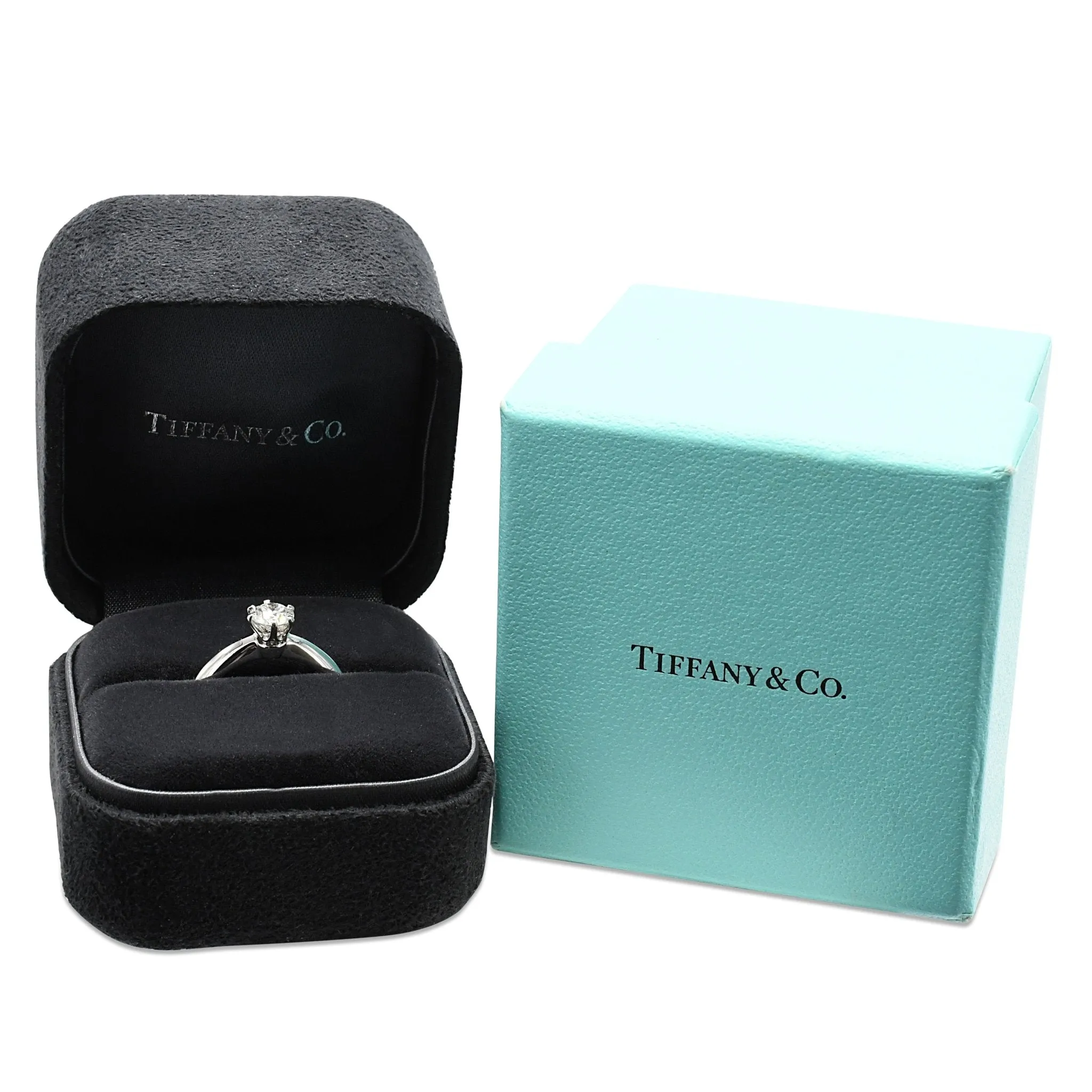 Tiffany & Co. Solitaire Diamond Ring - Platinum