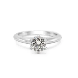 Tiffany & Co. Solitaire Diamond Ring - Platinum