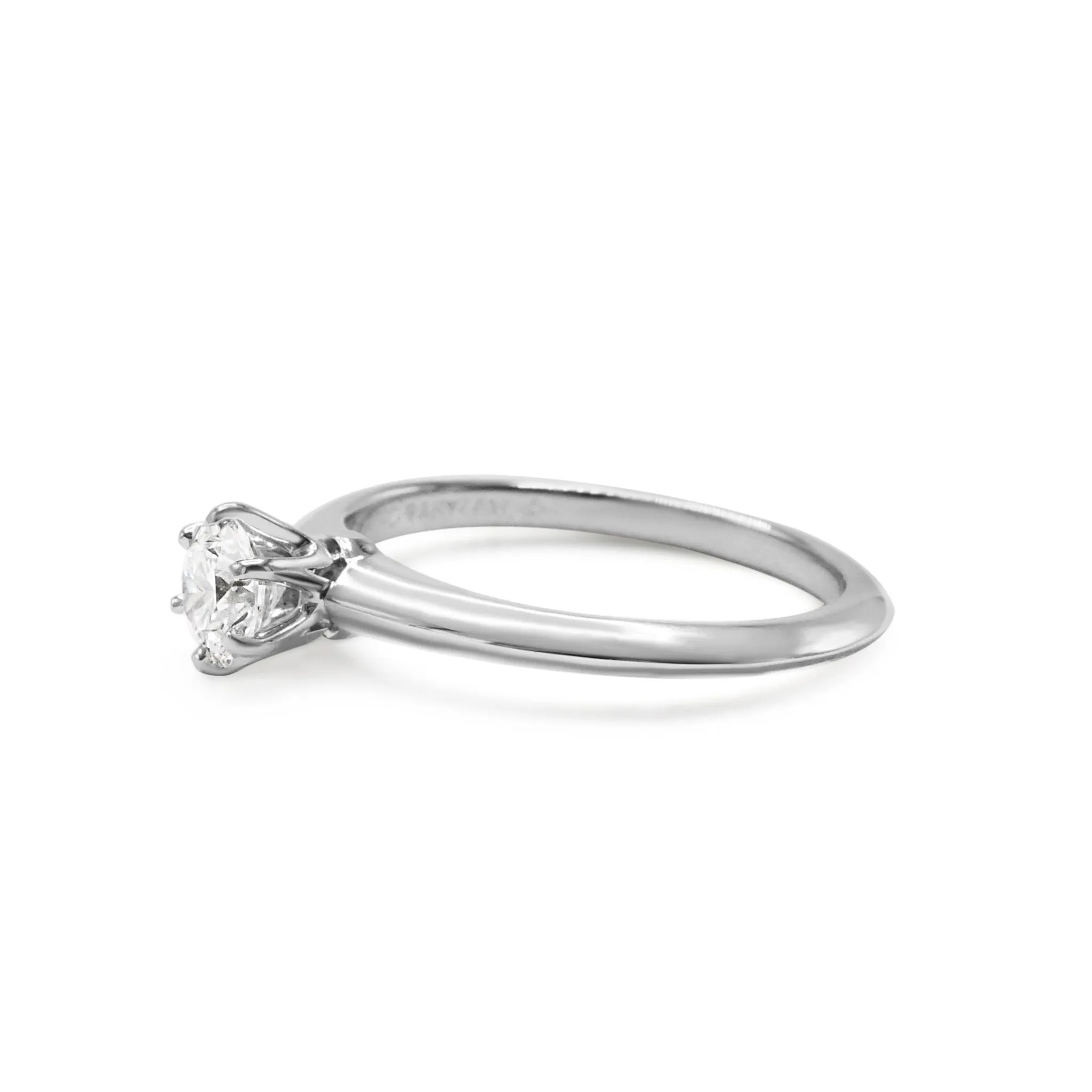 Tiffany & Co. Solitaire Diamond Ring - Platinum