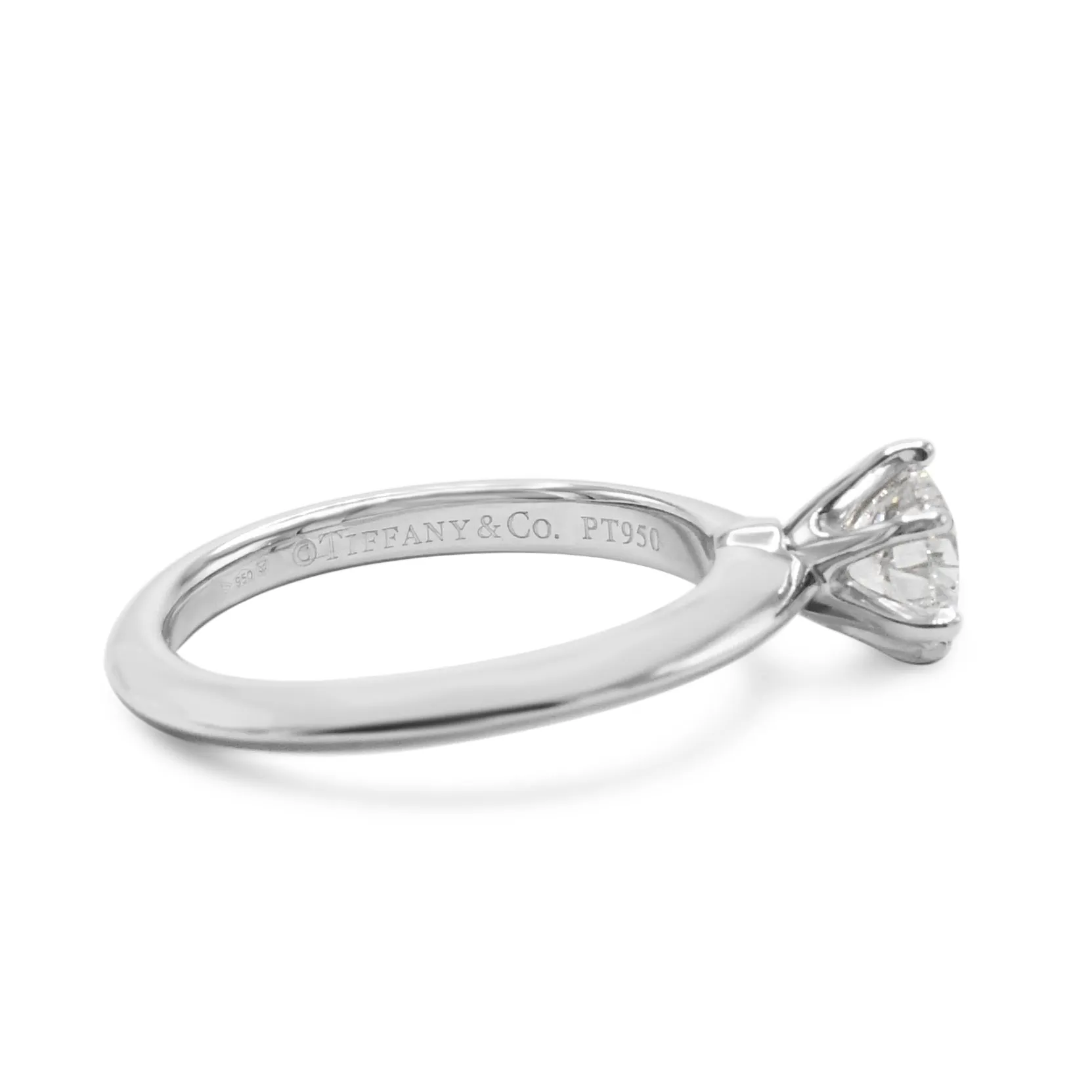 Tiffany & Co. Solitaire Diamond Ring - Platinum