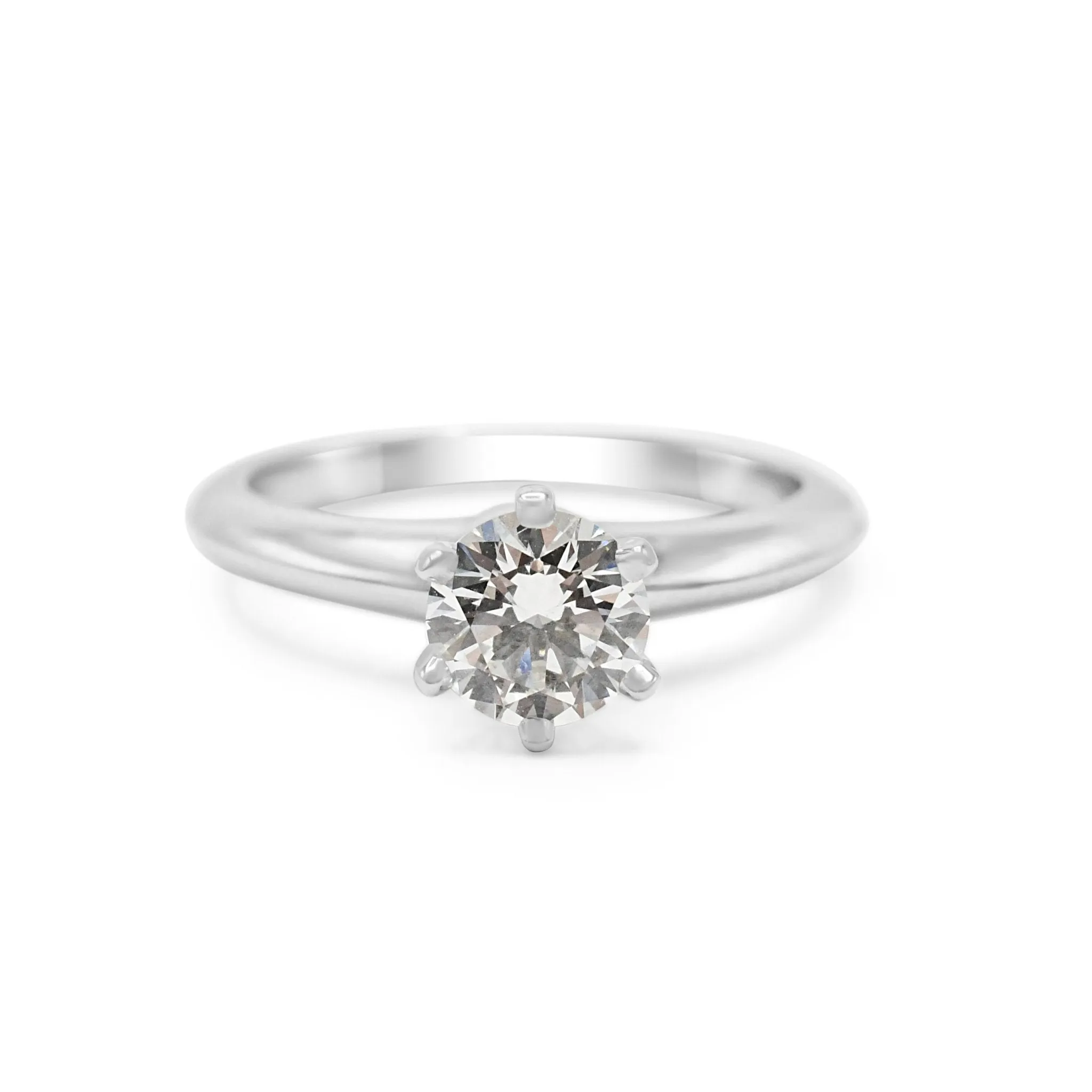 Tiffany & Co. Solitaire Diamond Ring - Platinum