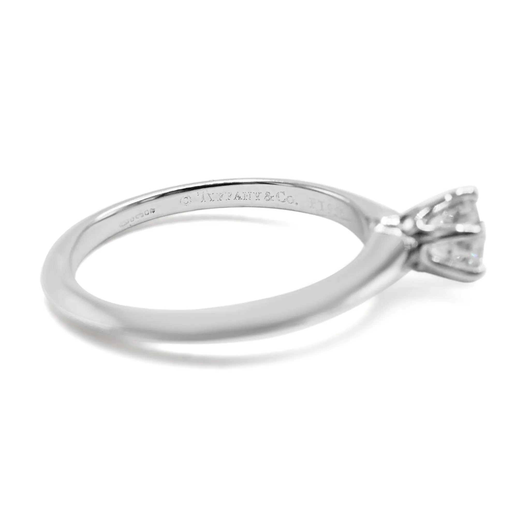 Tiffany & Co. Solitaire Diamond Ring - Platinum