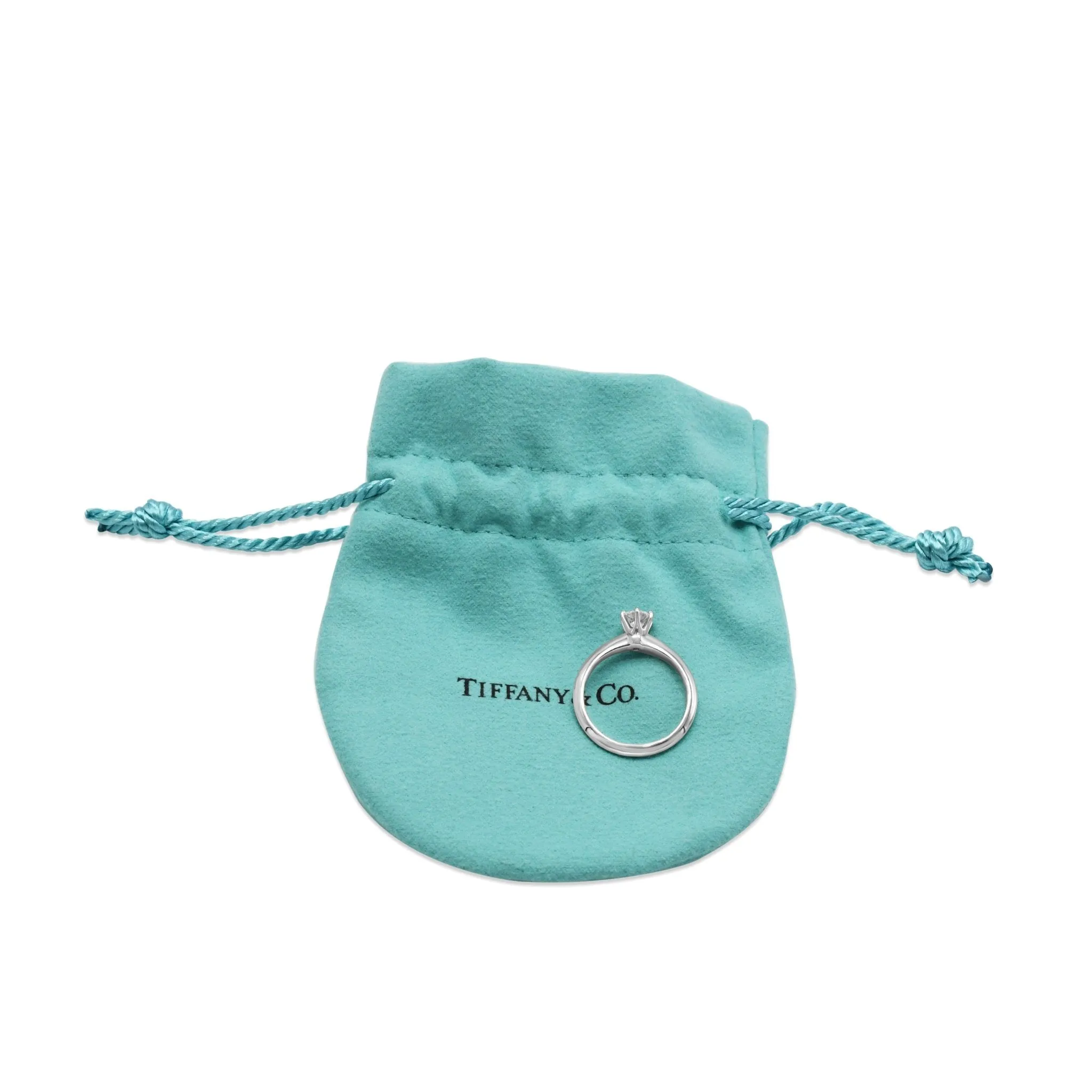 Tiffany & Co. Solitaire Diamond Ring - Platinum