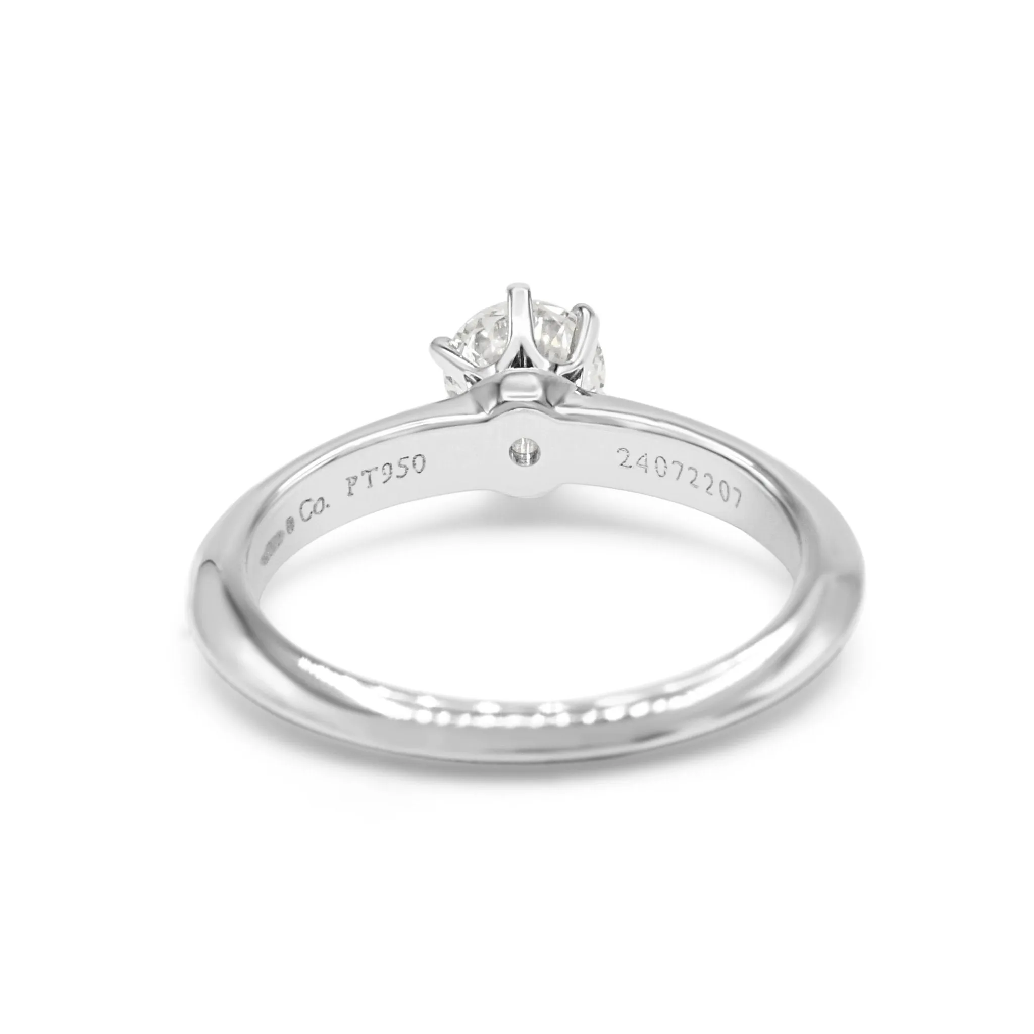 Tiffany & Co. Solitaire Diamond Ring - Platinum