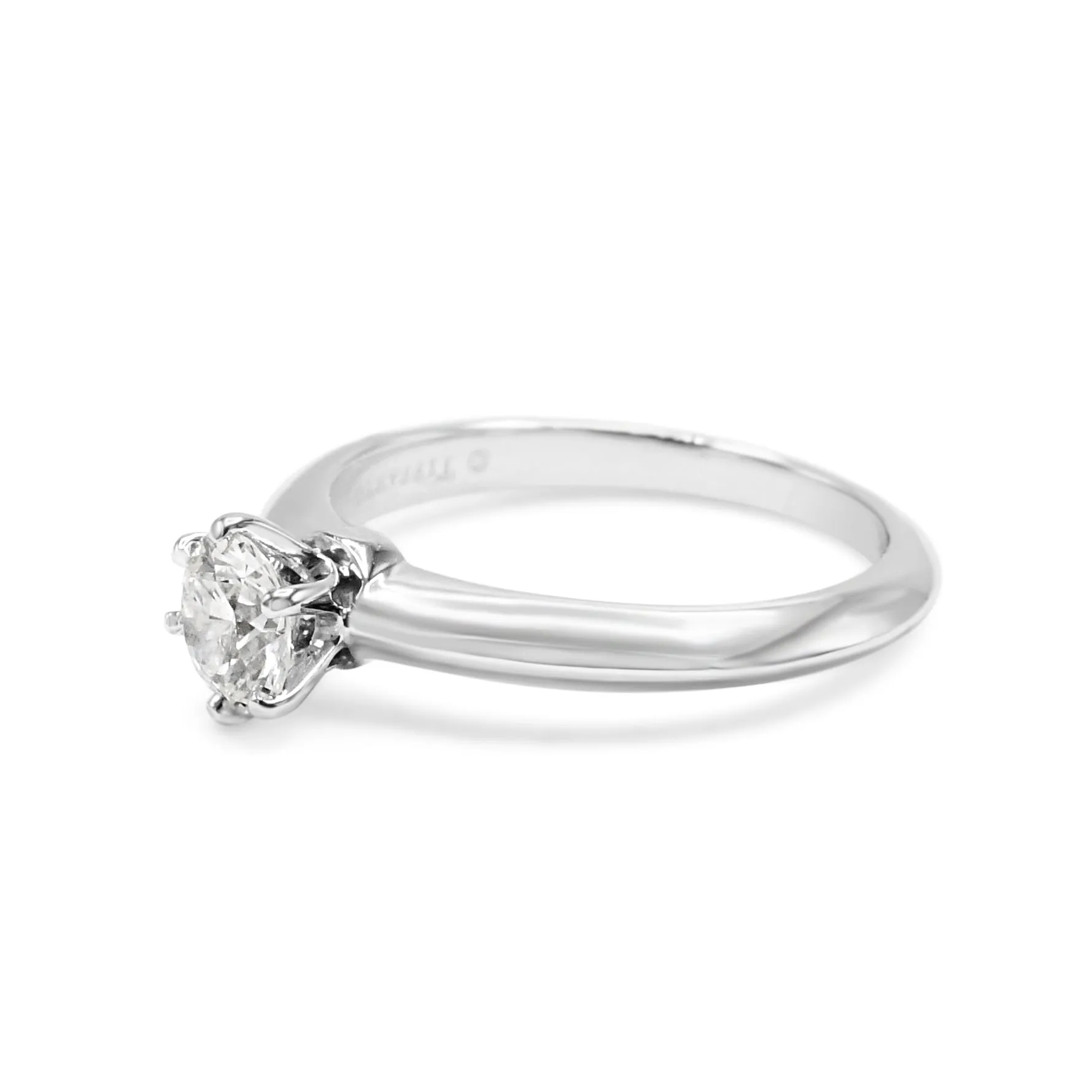 Tiffany & Co. Solitaire Diamond Ring - Platinum
