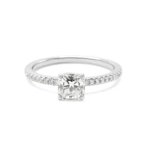 Tiffany & Co. Solitaire Mixed Cut Diamond Ring