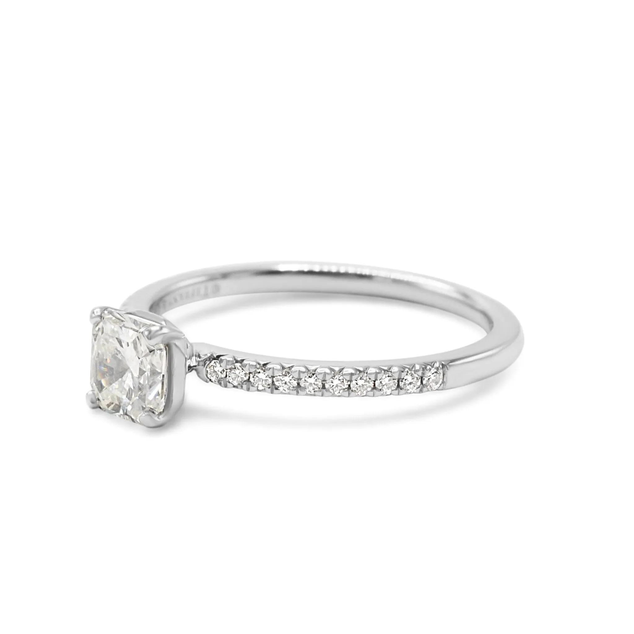 Tiffany & Co. Solitaire Mixed Cut Diamond Ring