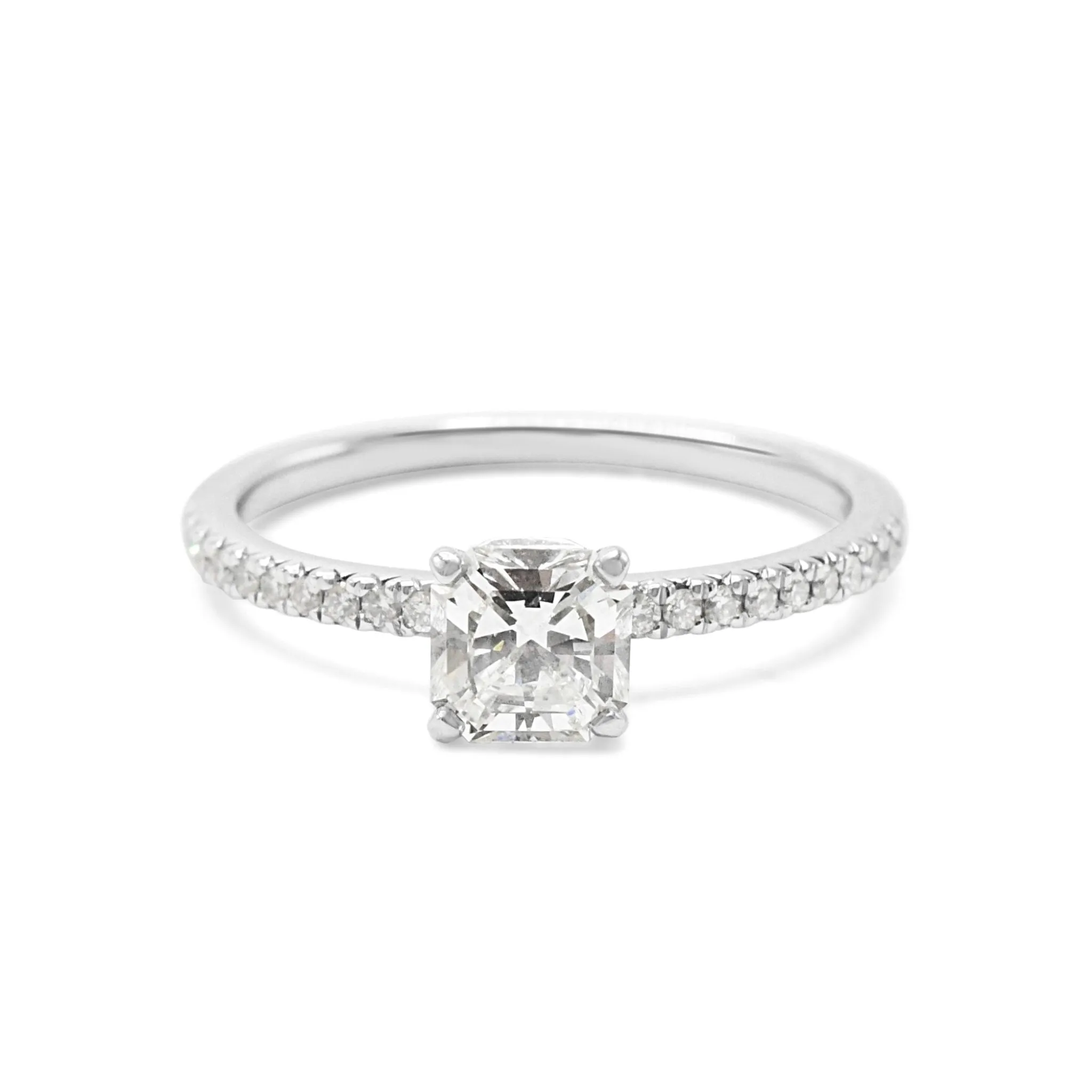 Tiffany & Co. Solitaire Mixed Cut Diamond Ring