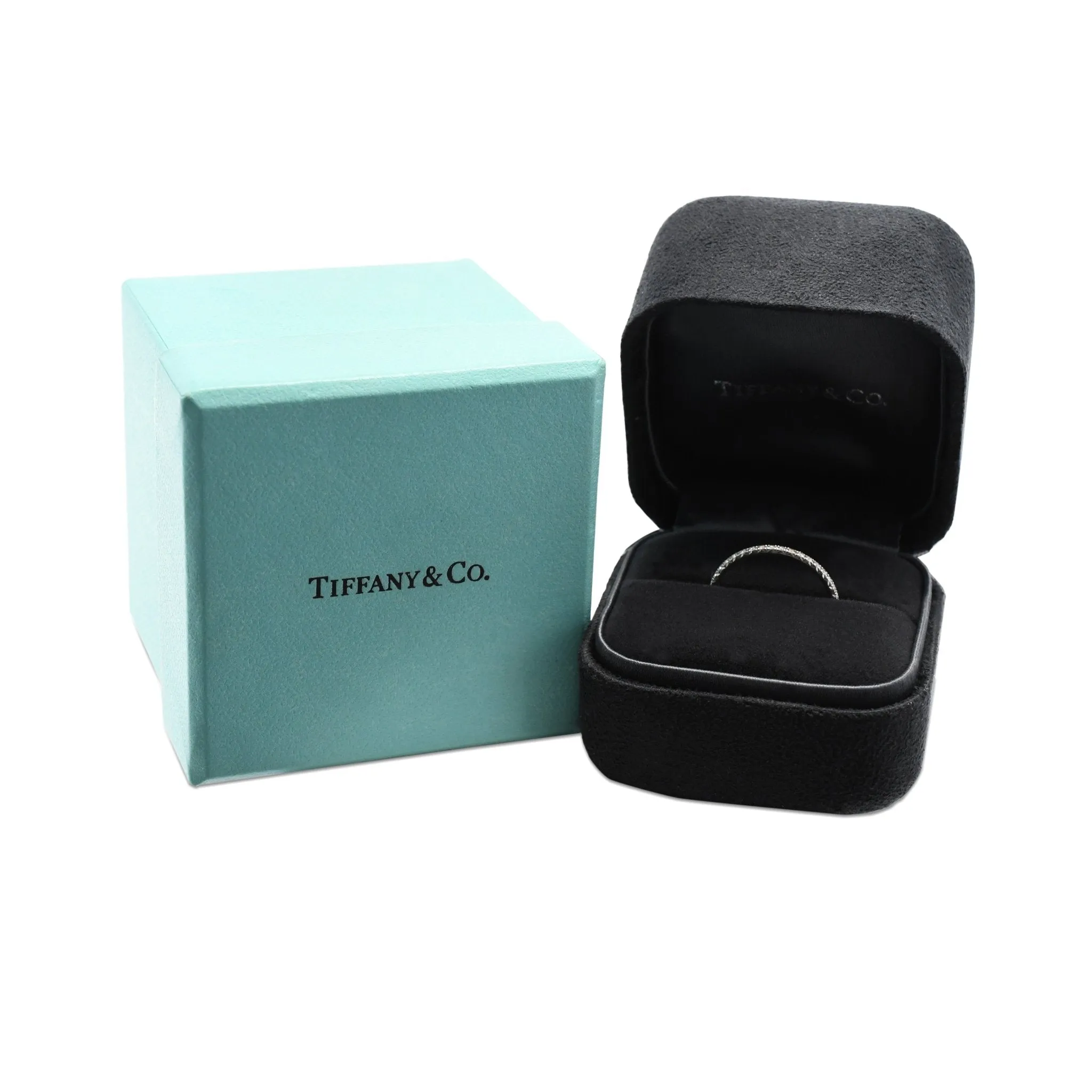 Tiffany Brilliant Cut Diamond Full Eternity Ring - Platinum
