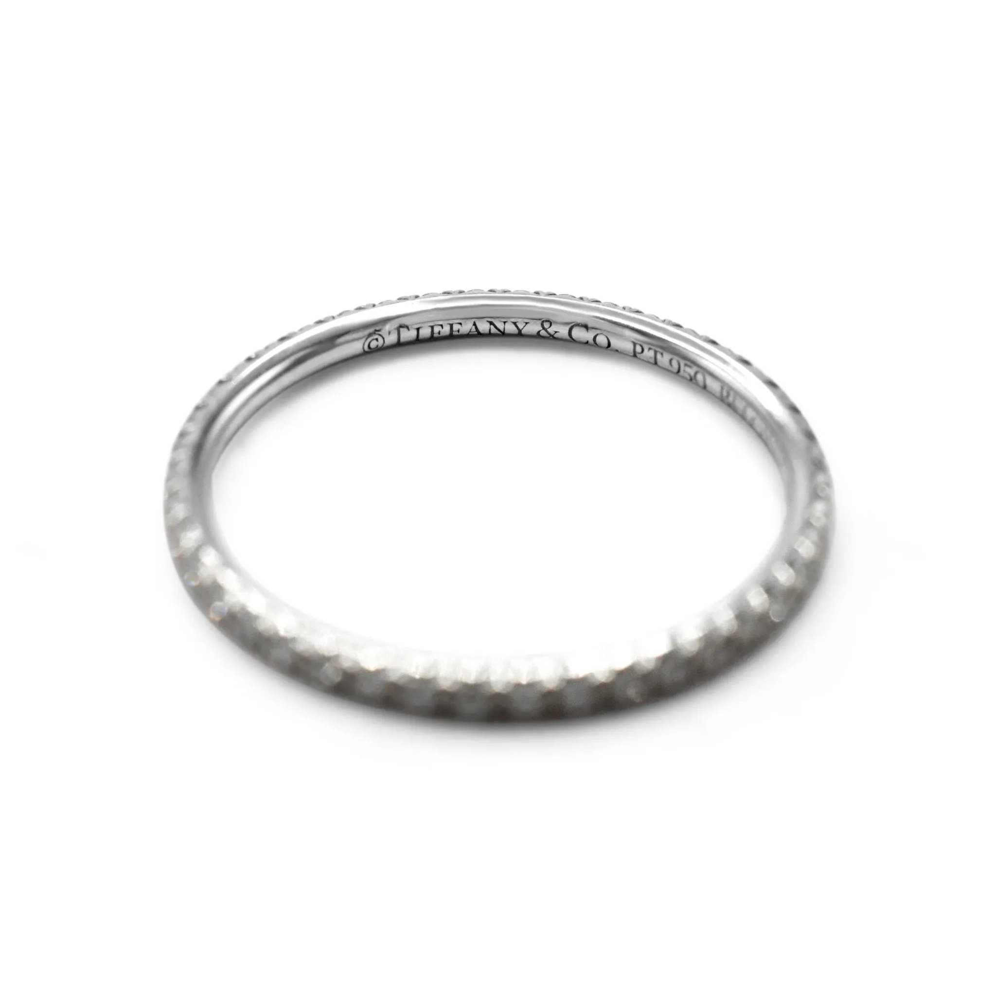 Tiffany Brilliant Cut Diamond Full Eternity Ring - Platinum
