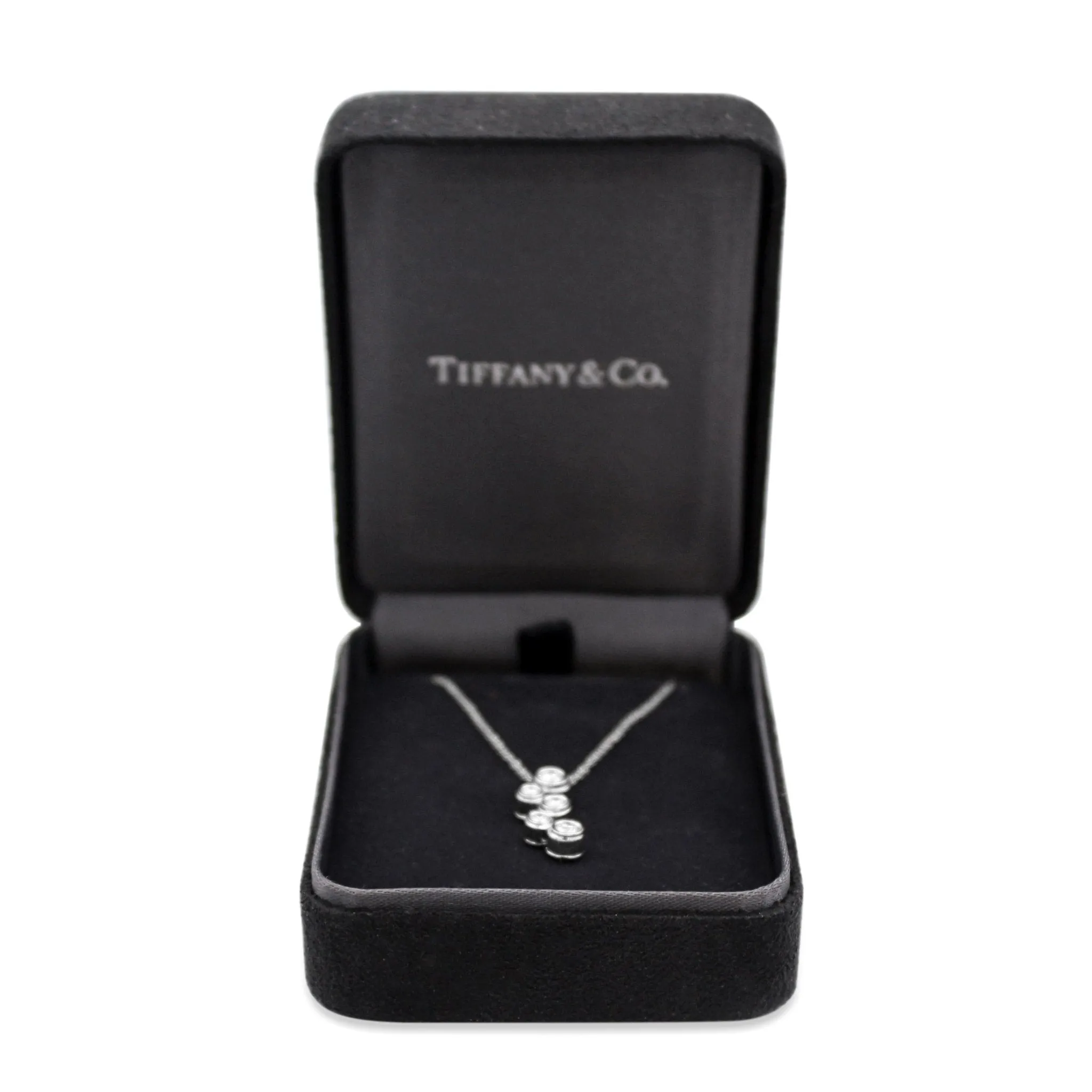 Tiffany Diamond Bubbles Pendant Necklace - Platinum
