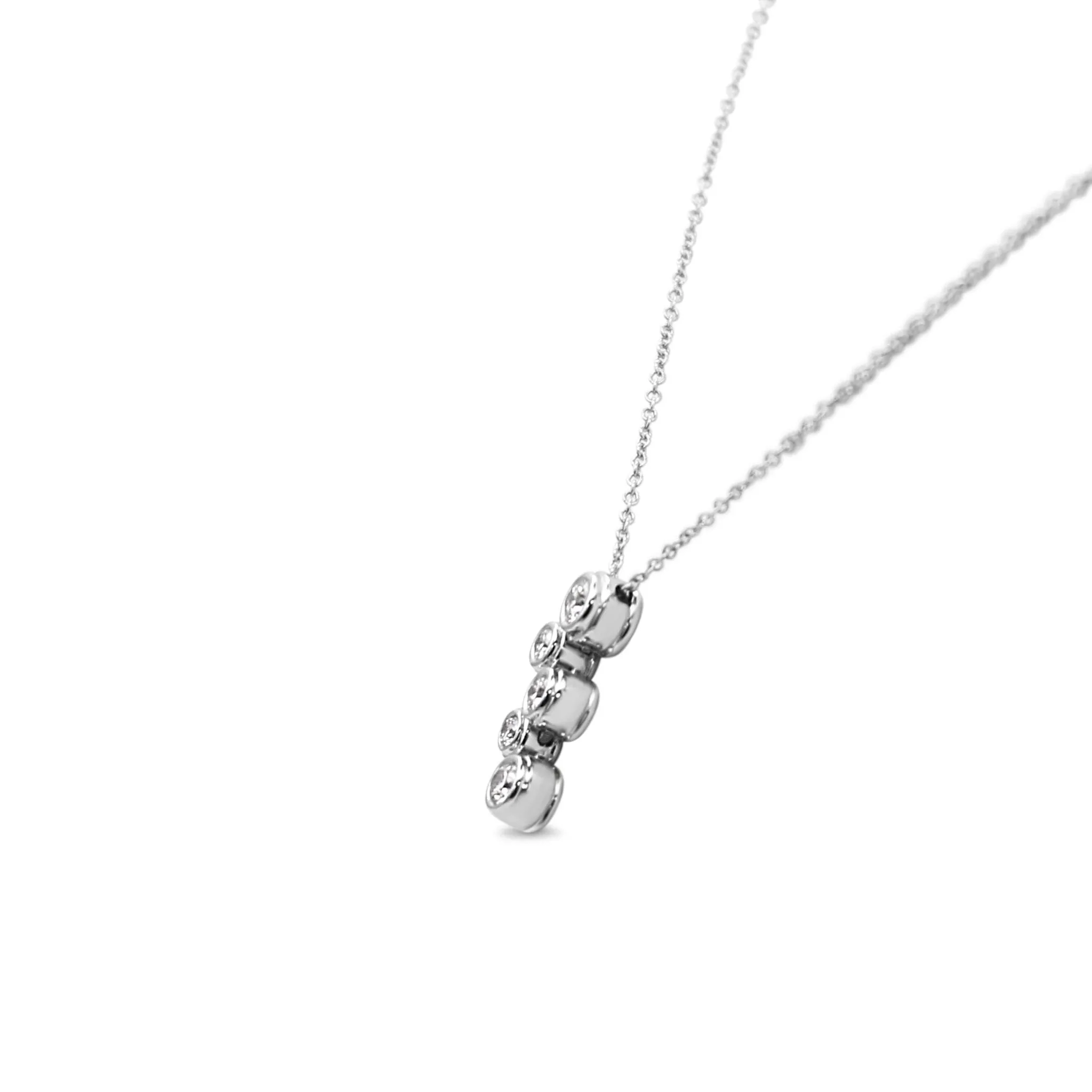 Tiffany Diamond Bubbles Pendant Necklace - Platinum