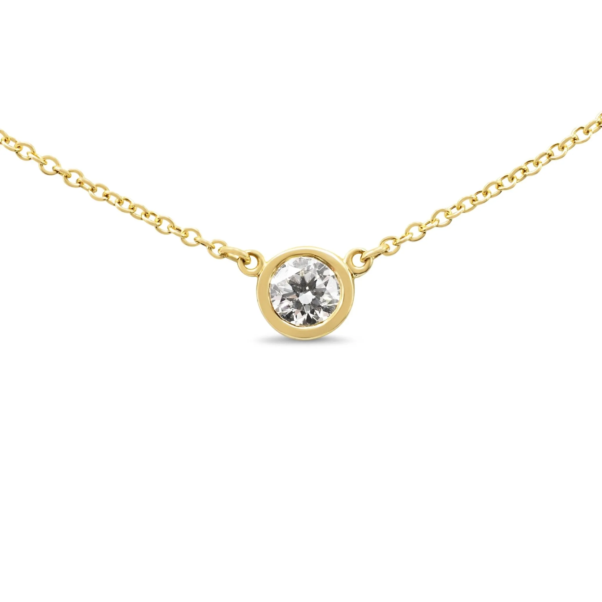 Tiffany Diamonds by the Yard Single Diamond Pendant Necklace