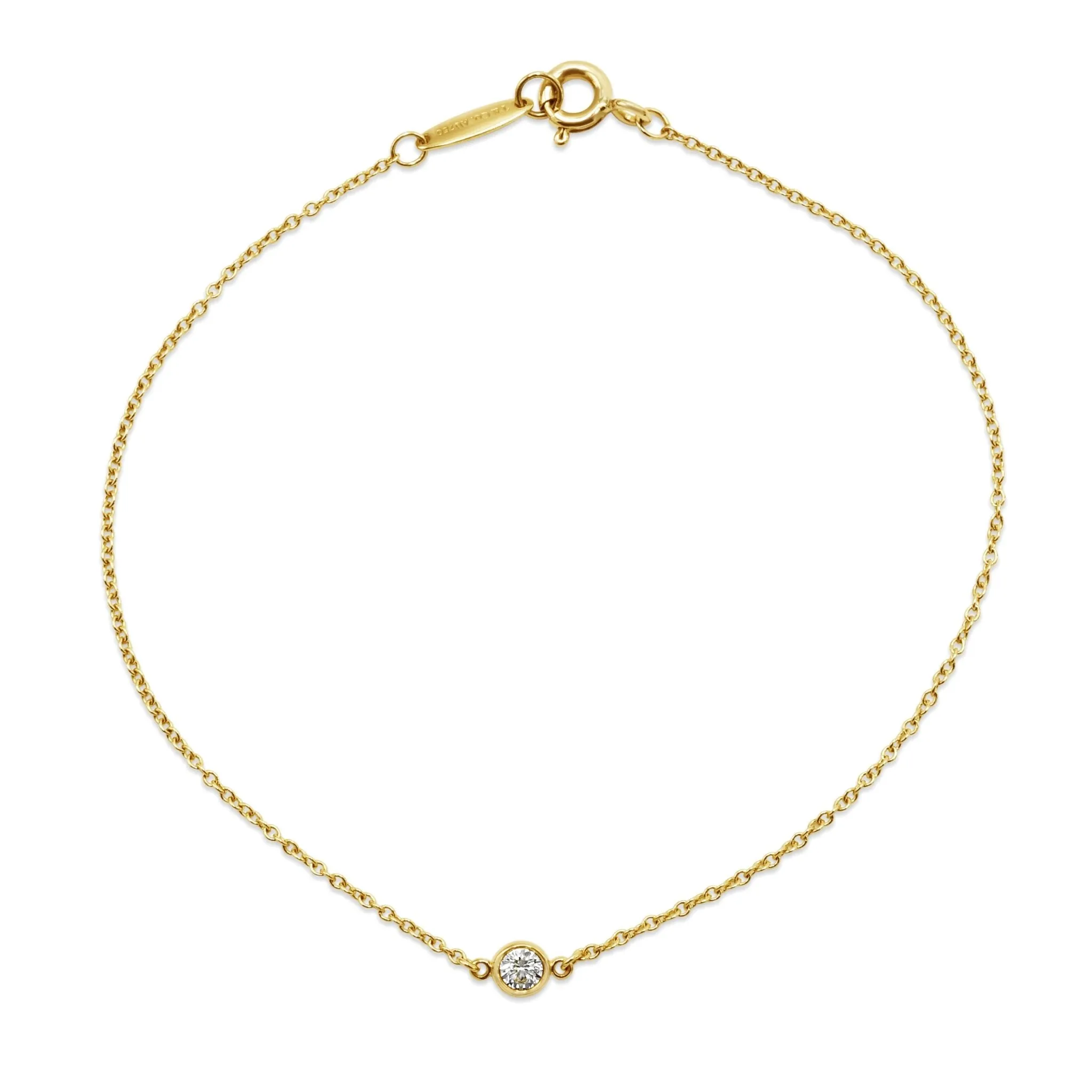 Tiffany Elsa Peretti Diamonds By The Yard Bracelet - 18ct Yellow Gold