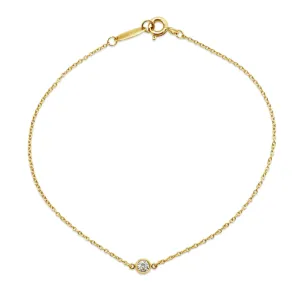 Tiffany Elsa Peretti Diamonds By The Yard Bracelet - 18ct Yellow Gold