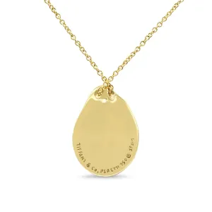 Tiffany Elsa Peretti Madonna Pendant On Necklace
