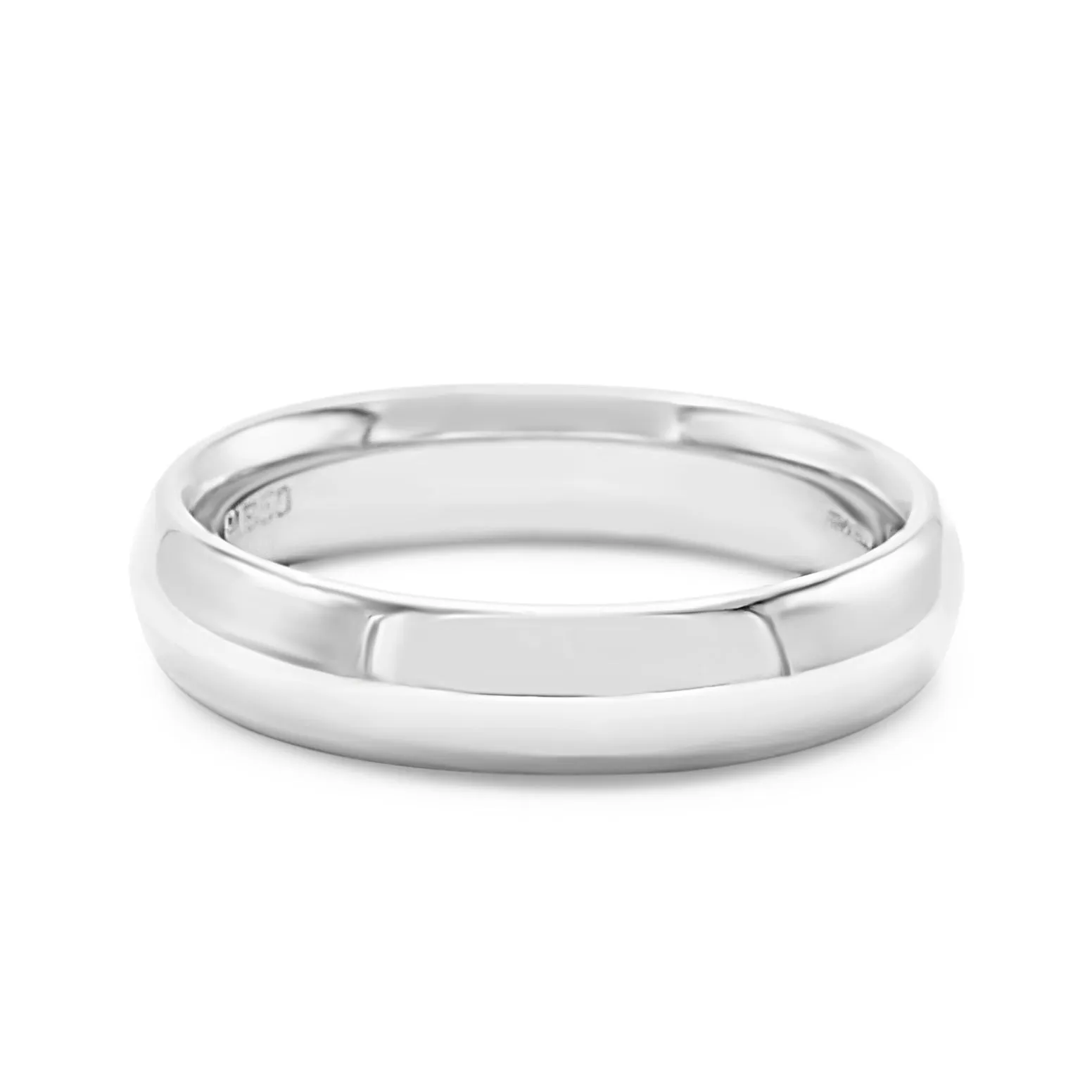 Tiffany Forever 4mm Wedding Band Ring - Platinum