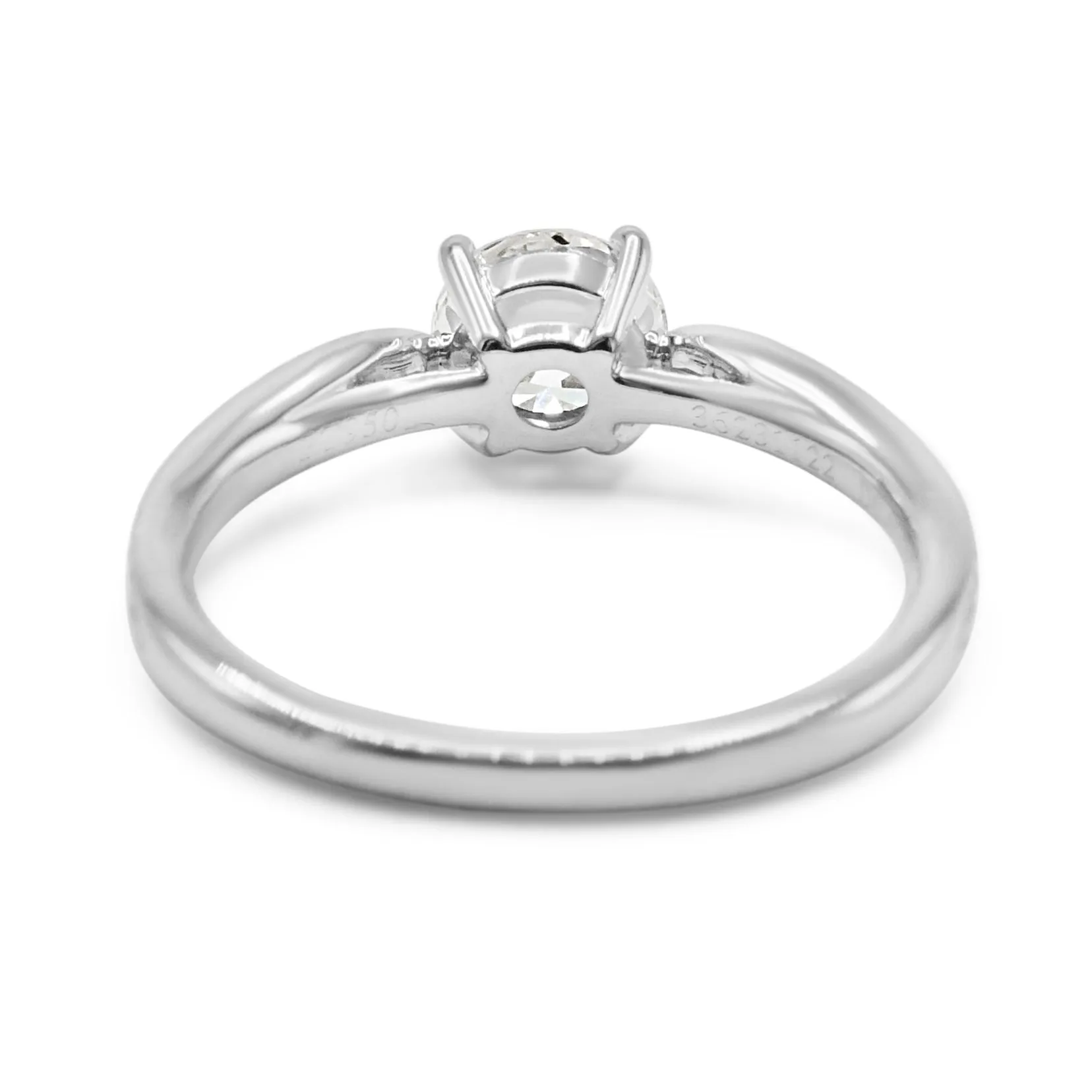 Tiffany Harmony Solitaire Diamond Engagement Ring - Platinum