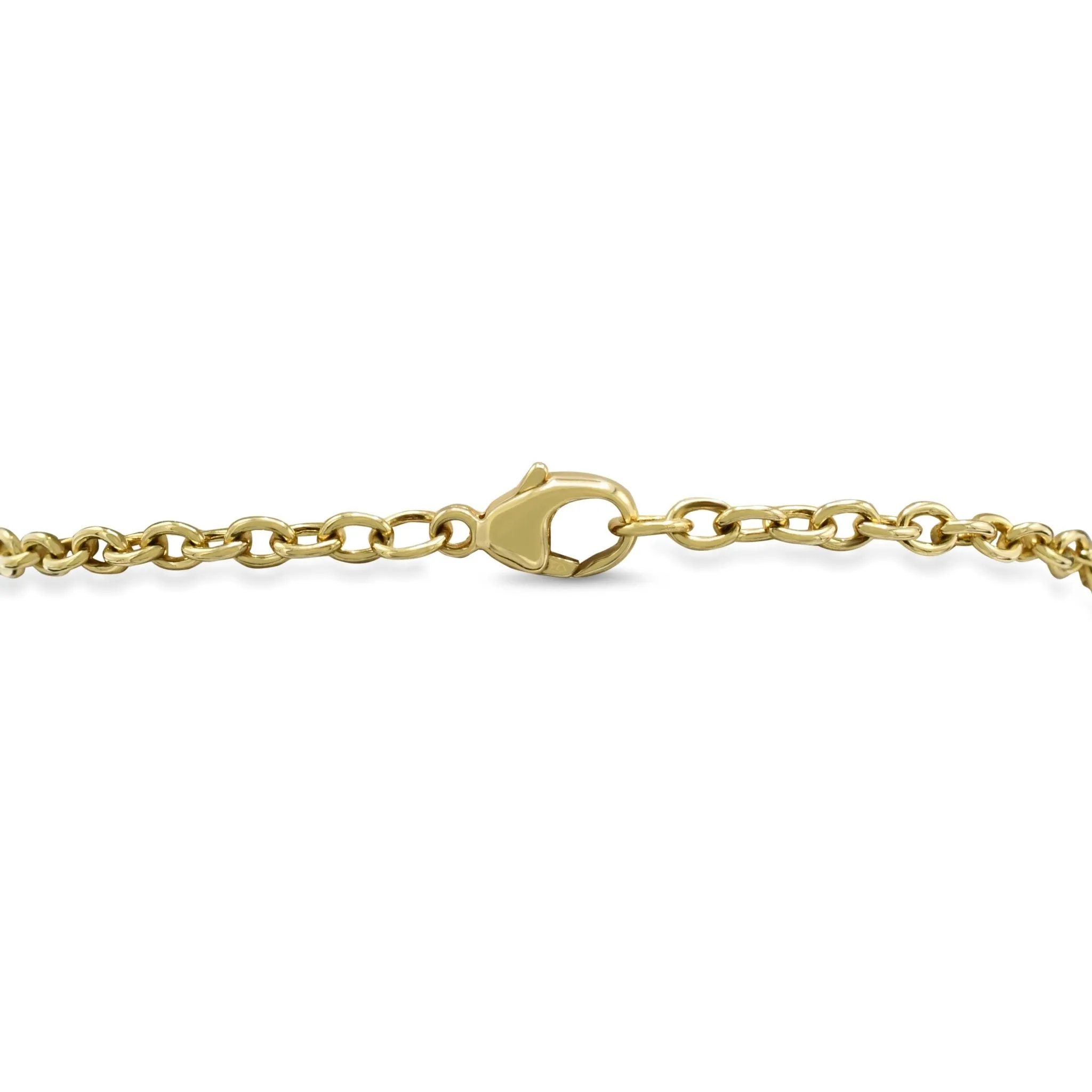 Tiffany Heart & Padlock 6.5" Bracelet - 18ct Yellow Gold