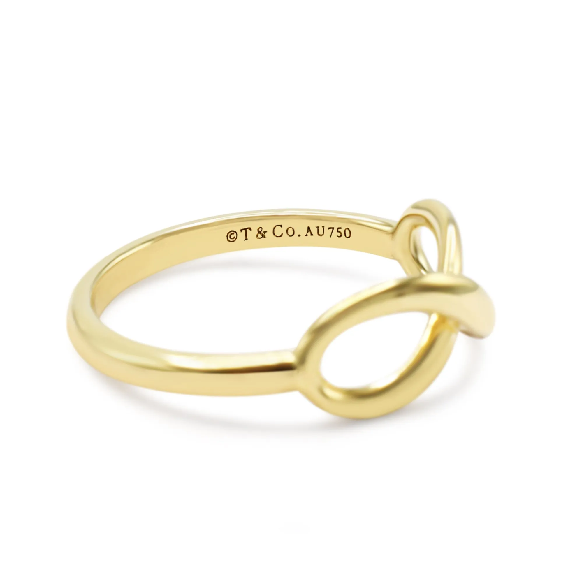 Tiffany Infinity Ring - 18ct Yellow Gold