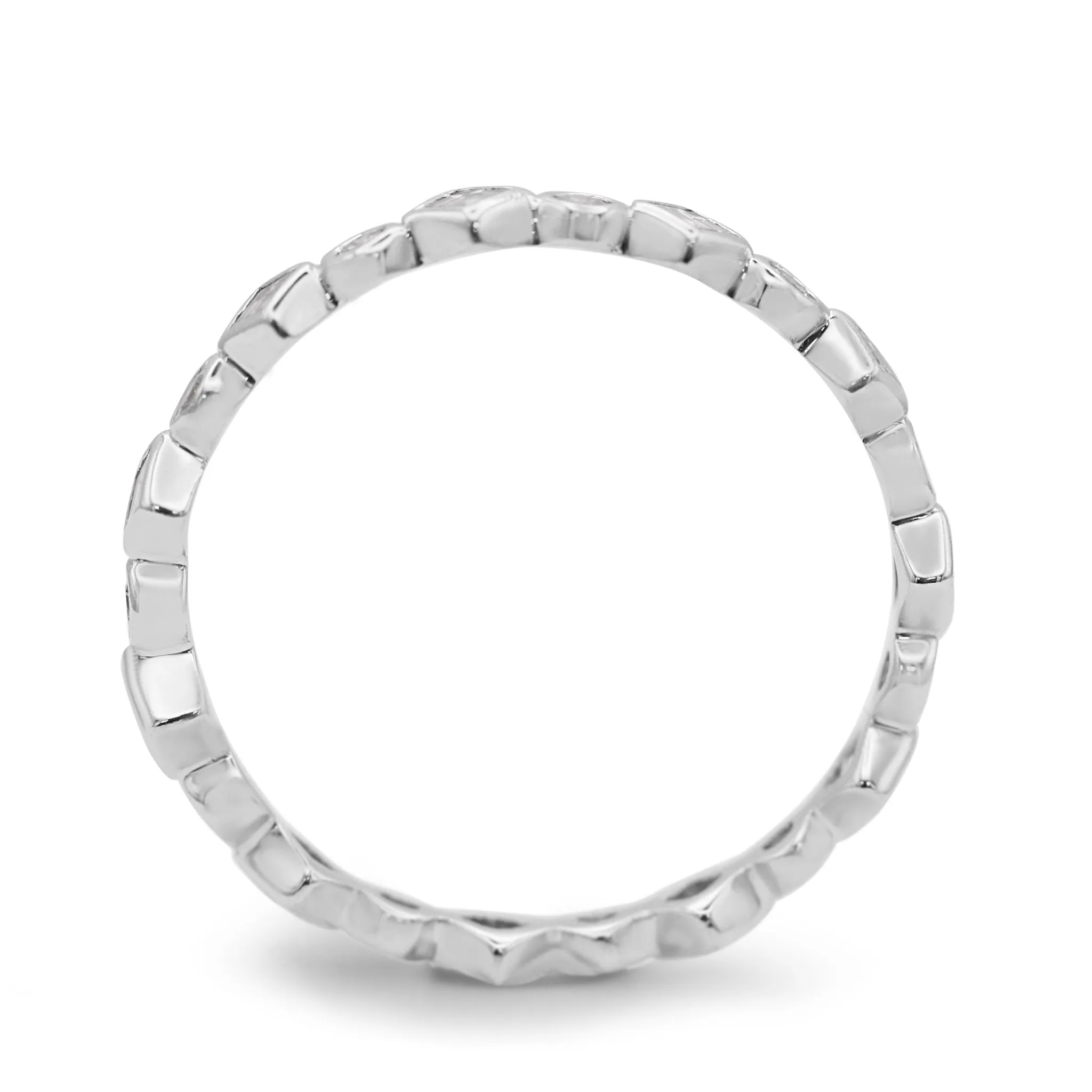 Tiffany Jazz Diamond Band Ring - Platinum