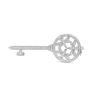 Tiffany Large Diamond Dragonfly Key Pendant
