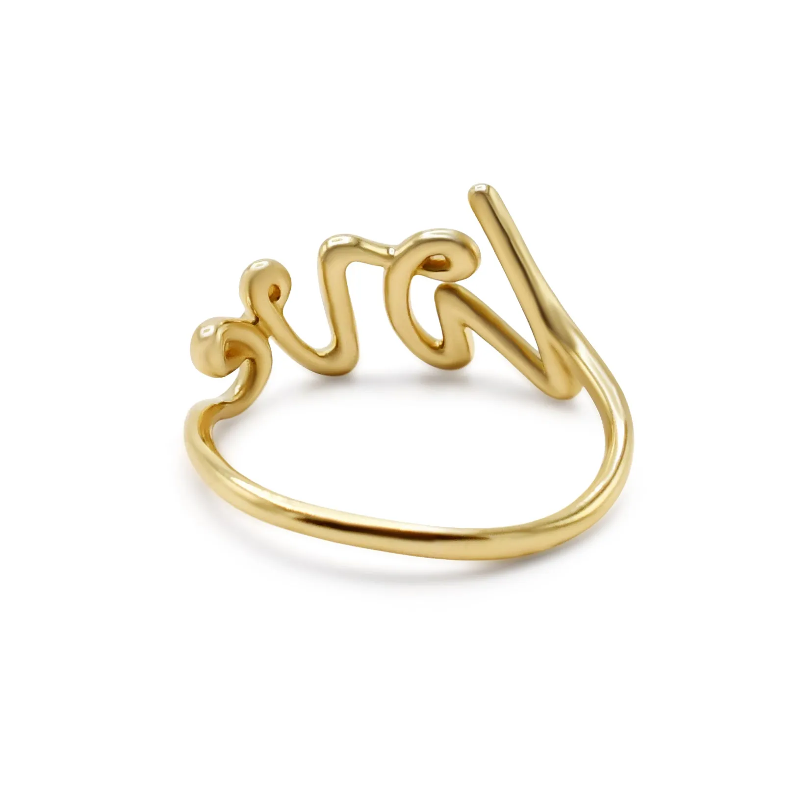 Tiffany Paloma Picasso Graffiti Love Ring, Small - 18ct Yellow Gold