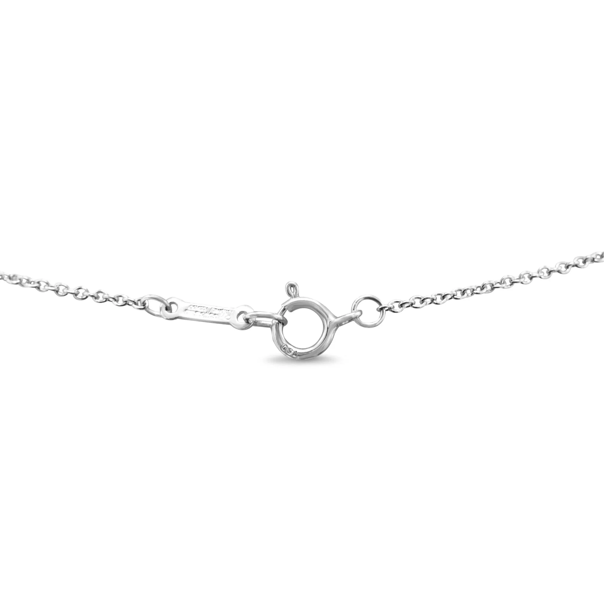 Tiffany Paloma Picasso Infinity Diamond Necklace - 18ct White Gold