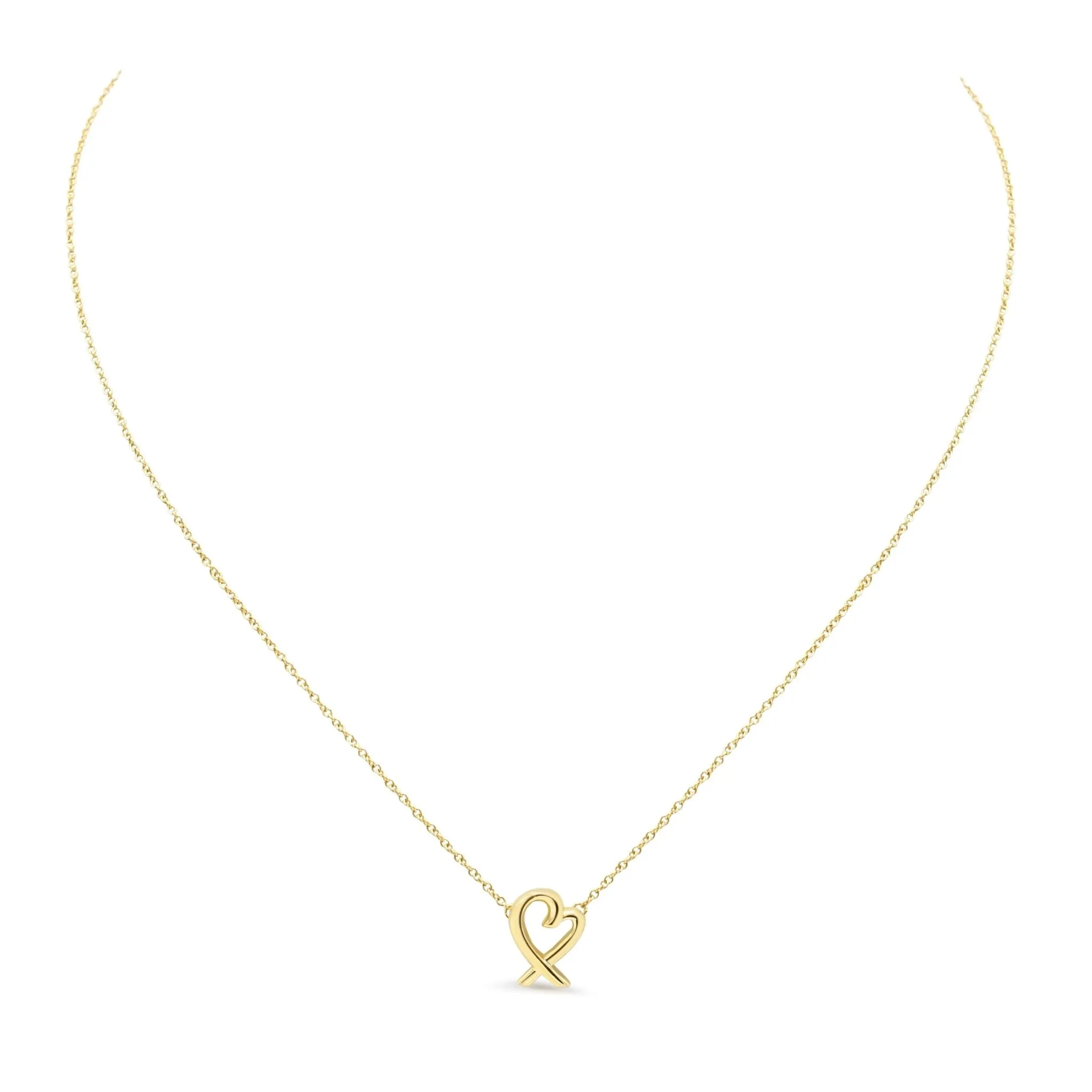Tiffany Paloma Picasso Loving Heart Pendant, Size Mini