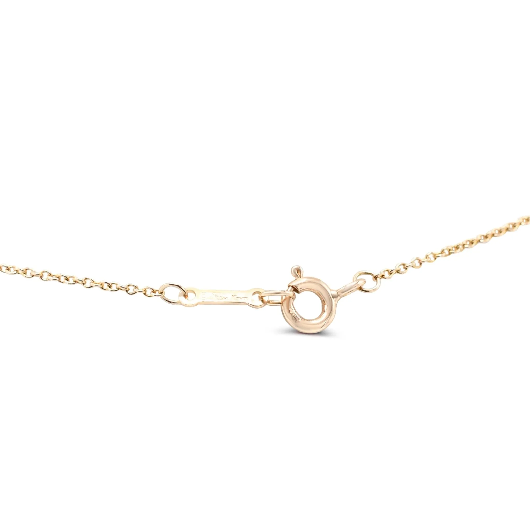 Tiffany Paloma Picasso Olive Leaf Pendant, Size Mini  - 18ct Rose Gold