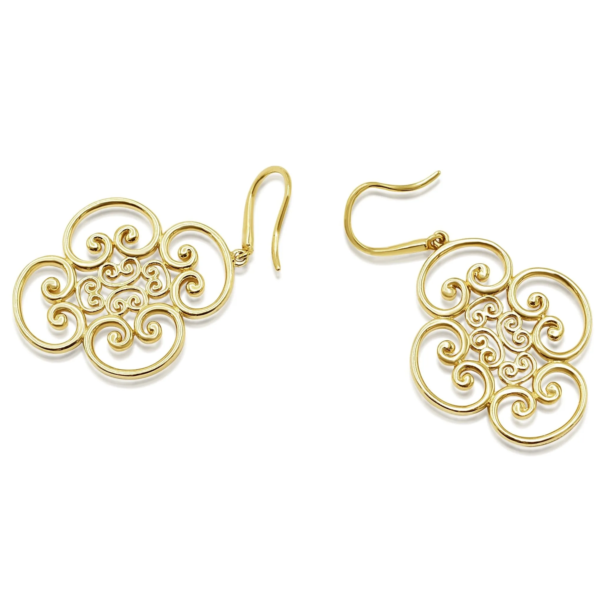 Tiffany Paloma Picasso Venezia Goldoni Quadruplo Drop Earrings