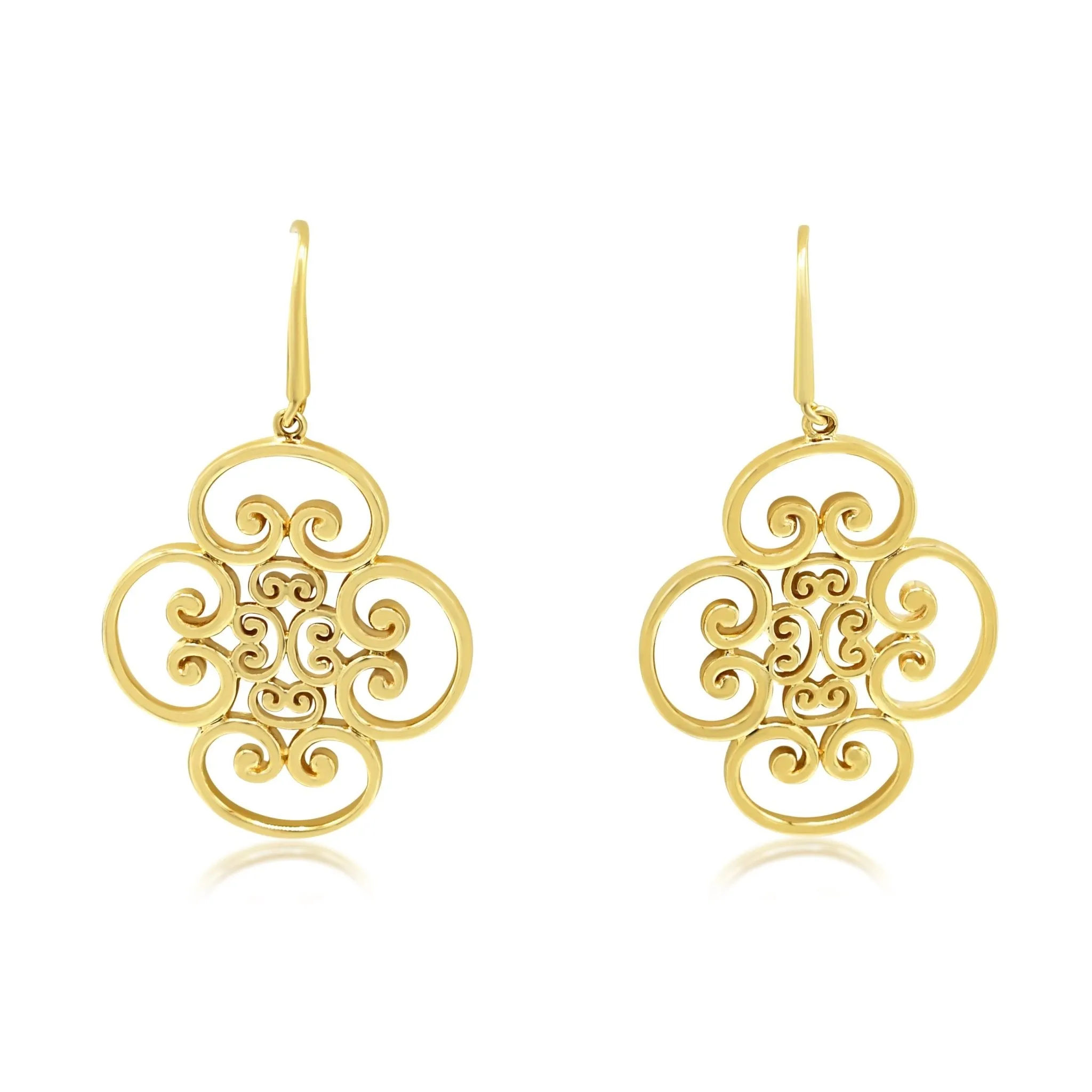 Tiffany Paloma Picasso Venezia Goldoni Quadruplo Drop Earrings