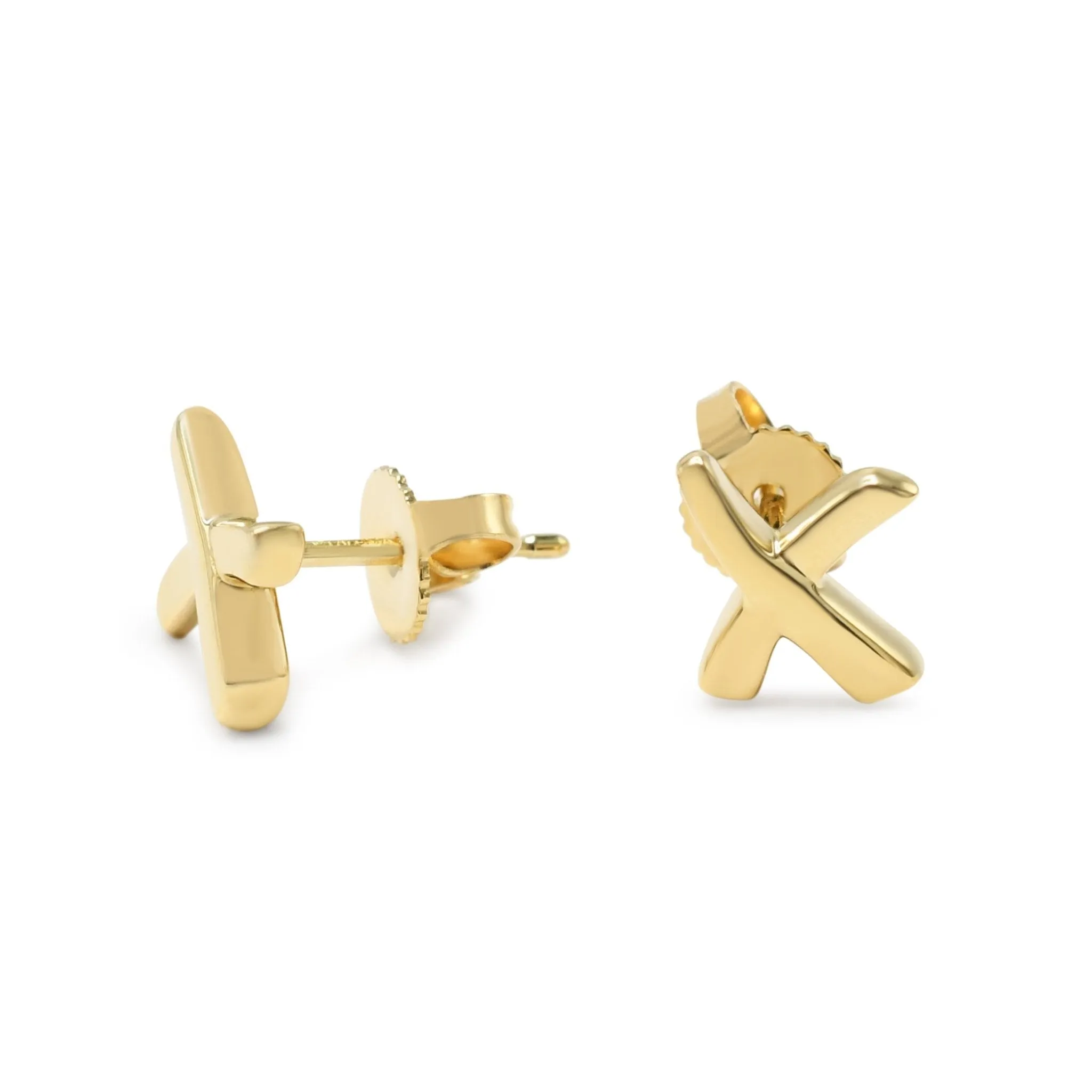 Tiffany, Paloma's Graffiti X Earrings - 18ct Yellow Gold