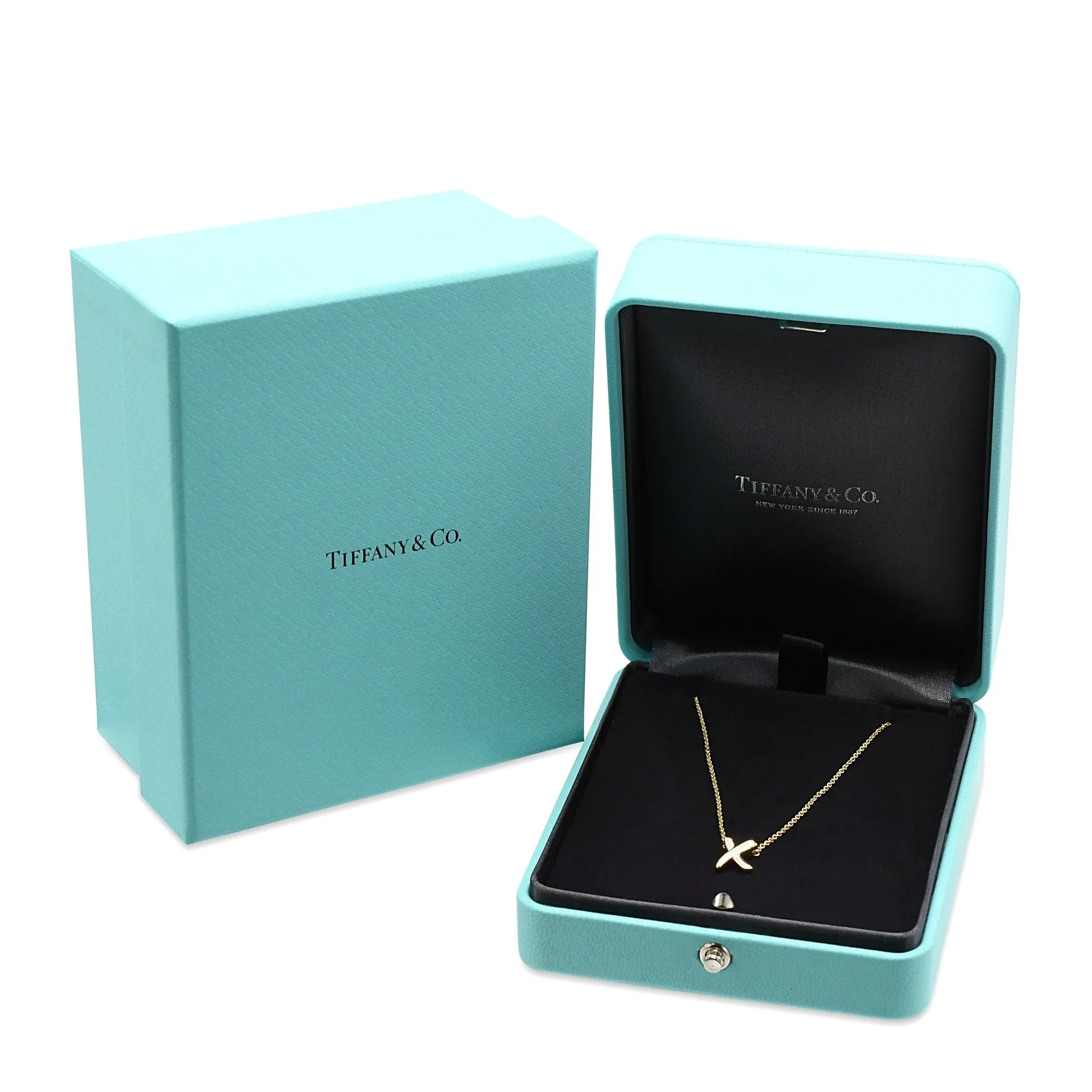 Tiffany, Paloma's Graffiti X Pendant Necklace - 18ct Yellow Gold