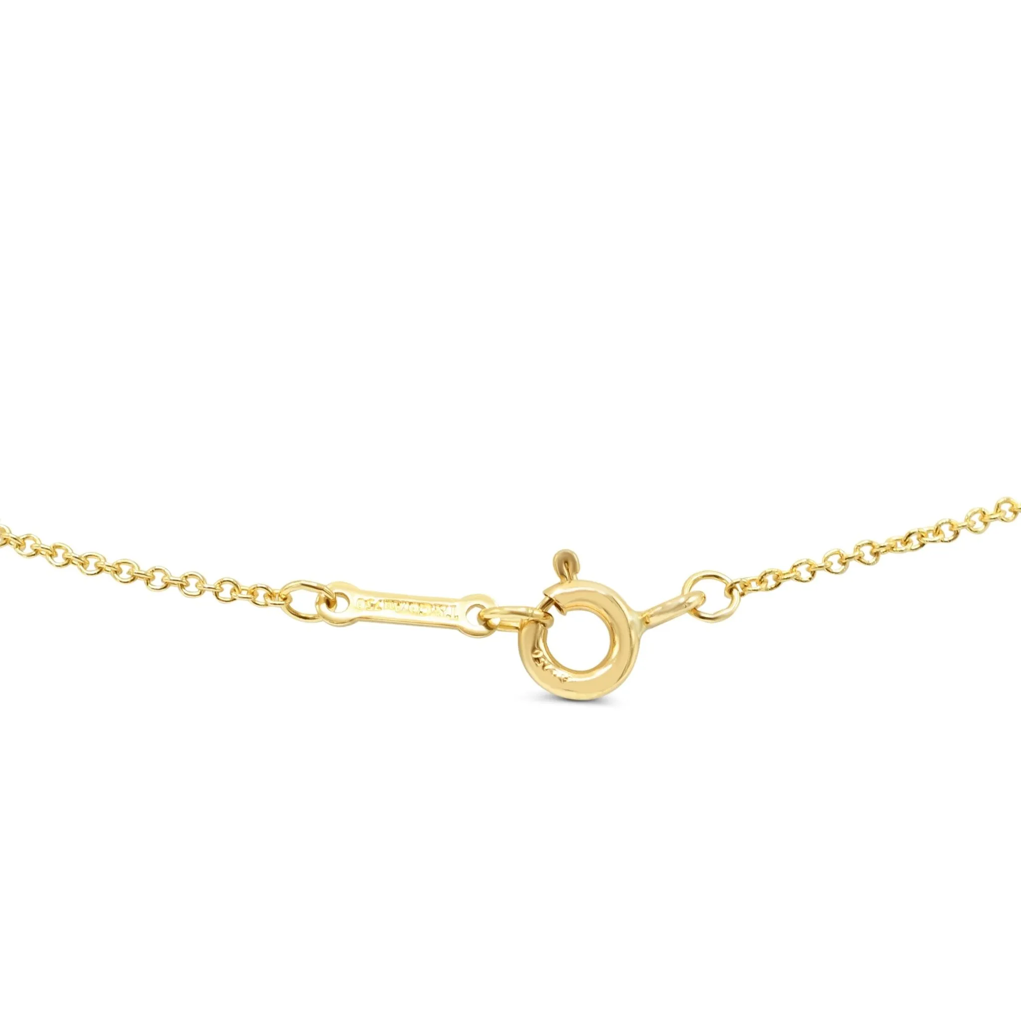 Tiffany, Paloma's Graffiti X Pendant Necklace - 18ct Yellow Gold