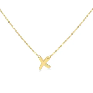 Tiffany, Paloma's Graffiti X Pendant Necklace - 18ct Yellow Gold