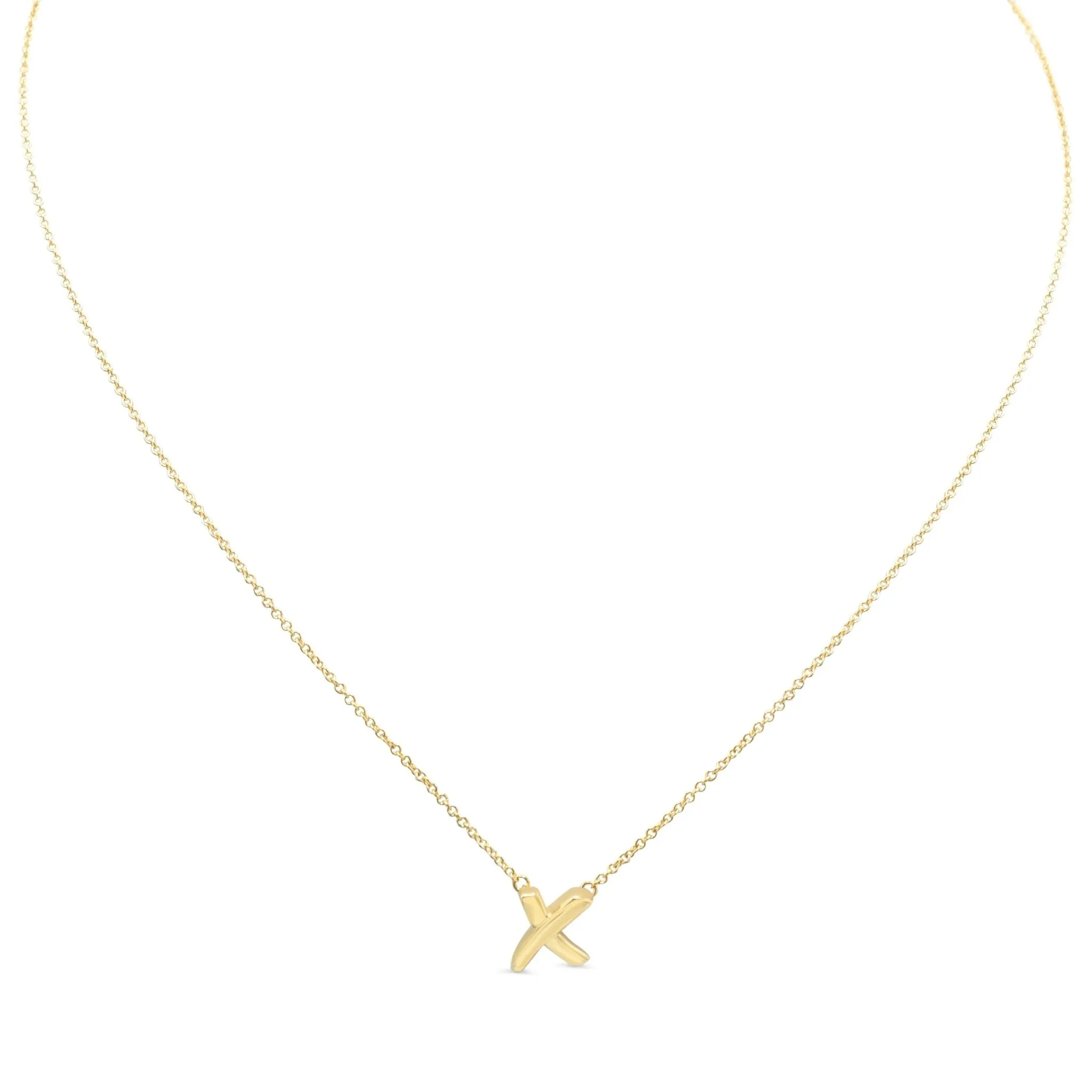 Tiffany, Paloma's Graffiti X Pendant Necklace - 18ct Yellow Gold