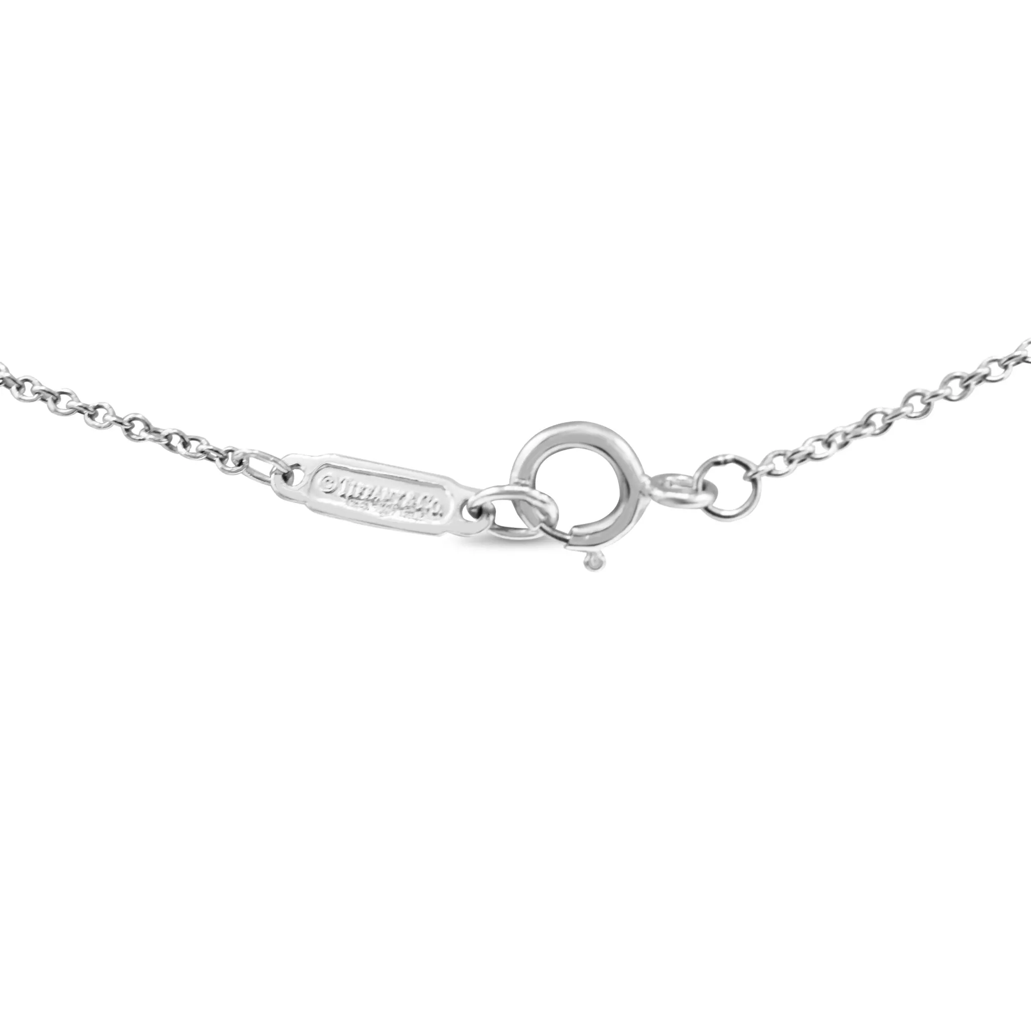 Tiffany Paper Flower Diamond & Tanzanite Pendant Necklace