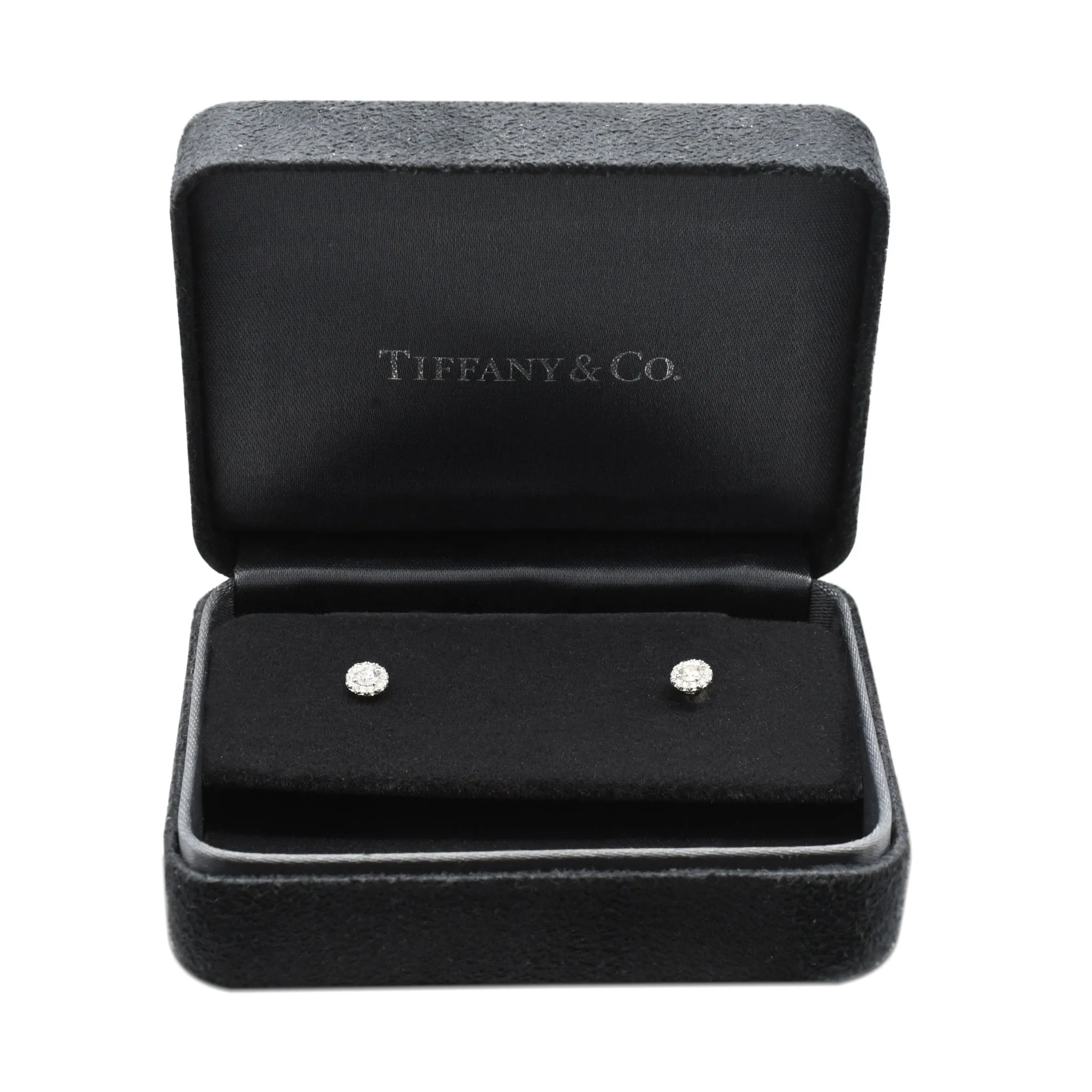 Tiffany Soleste Brilliant Cut Diamond Earrings - Platinum