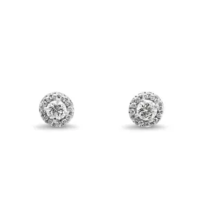 Tiffany Soleste Brilliant Cut Diamond Earrings - Platinum