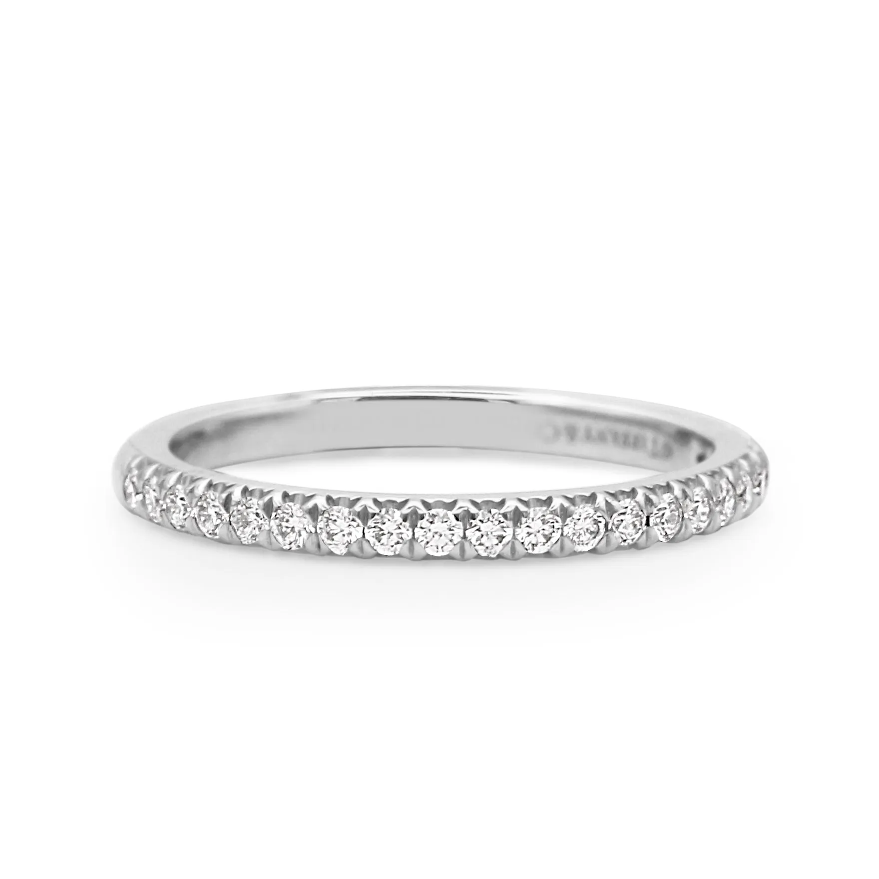 Tiffany Soleste Half Eternity Ring With Diamonds - Platinum