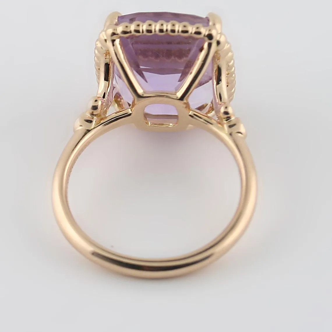 Tiffany Sparklers Amethyst Cocktail Ring 18K Rose Gold